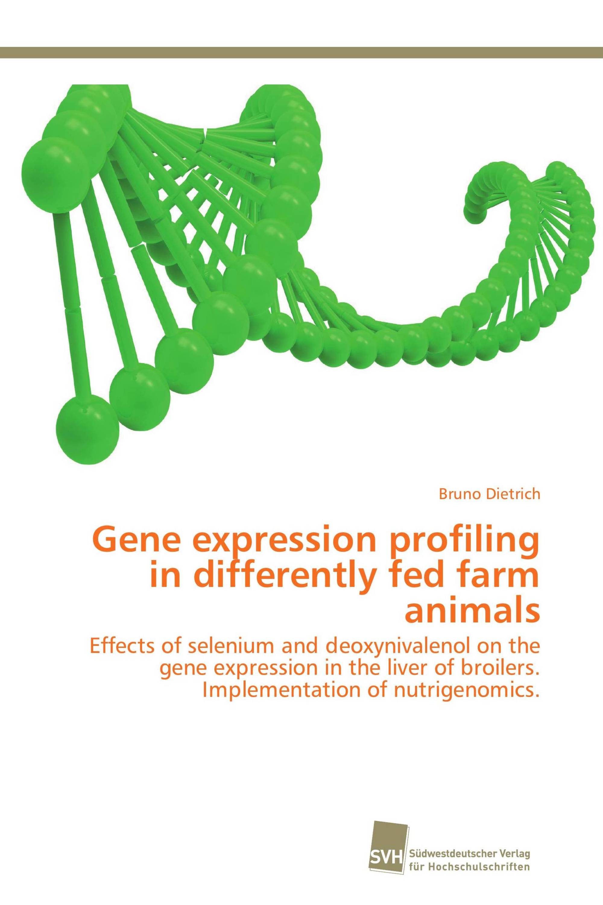 Gene expression profiling in differently fed farm animals