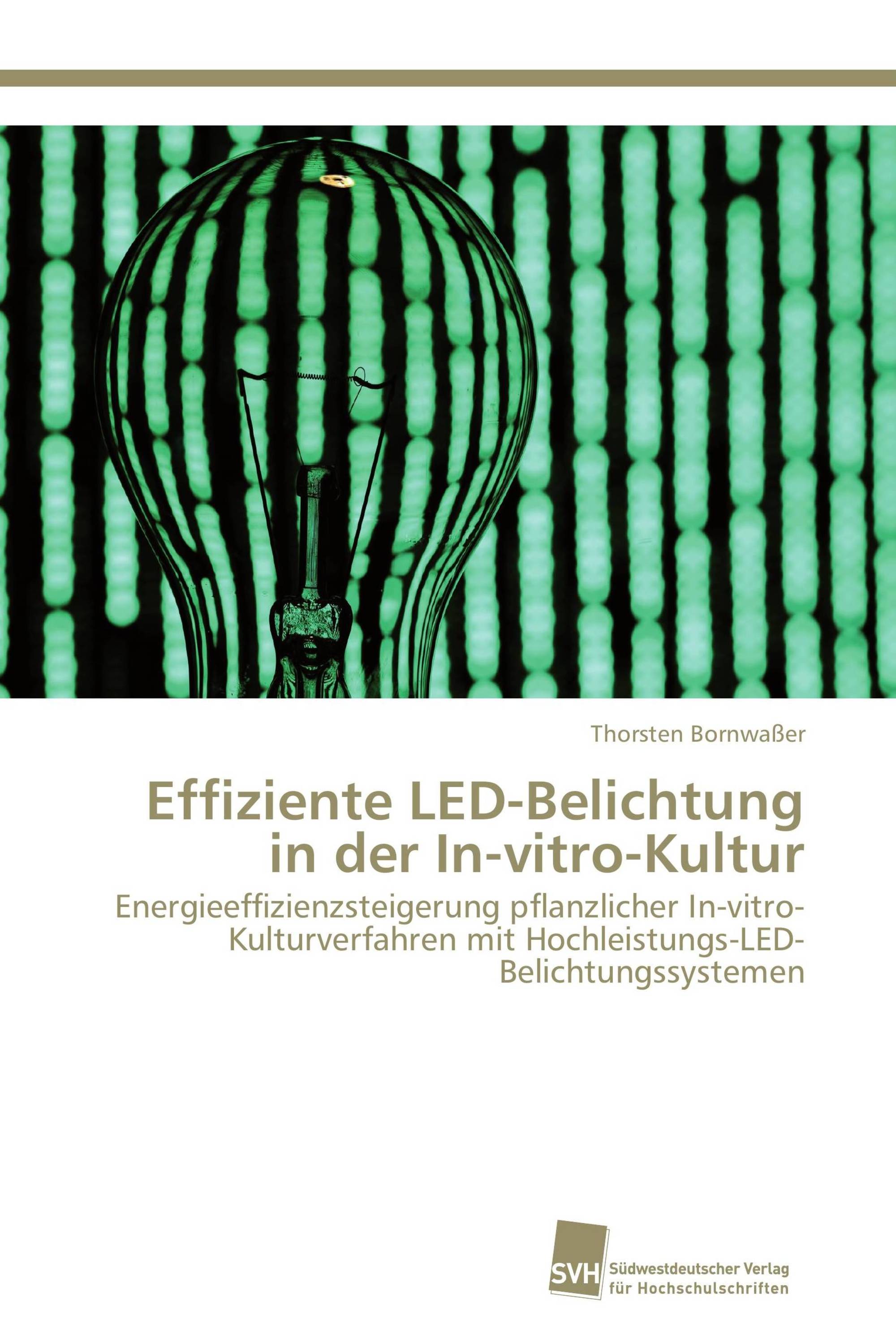 Effiziente LED-Belichtung in der In-vitro-Kultur