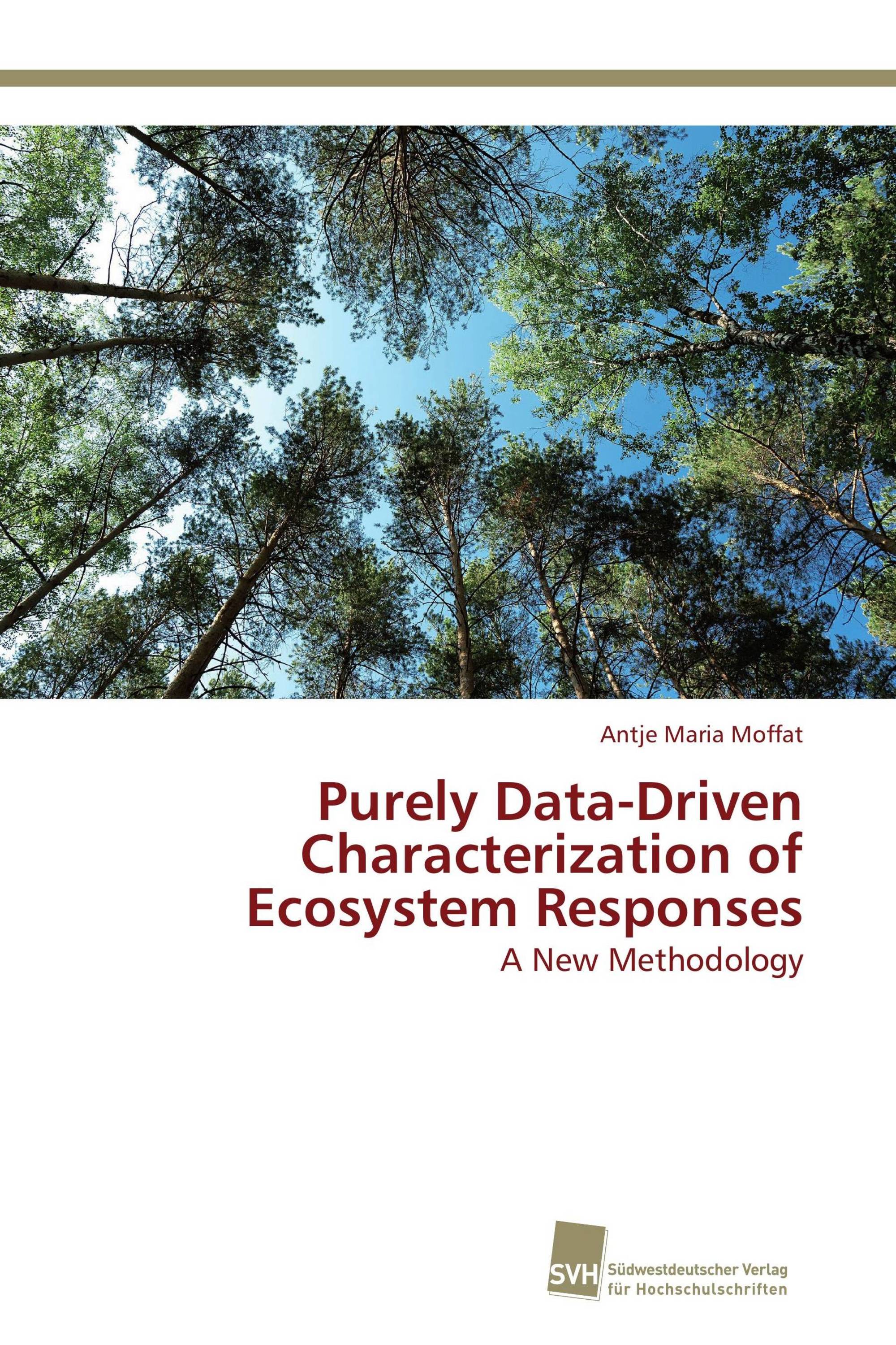 Purely Data-Driven Characterization of Ecosystem Responses