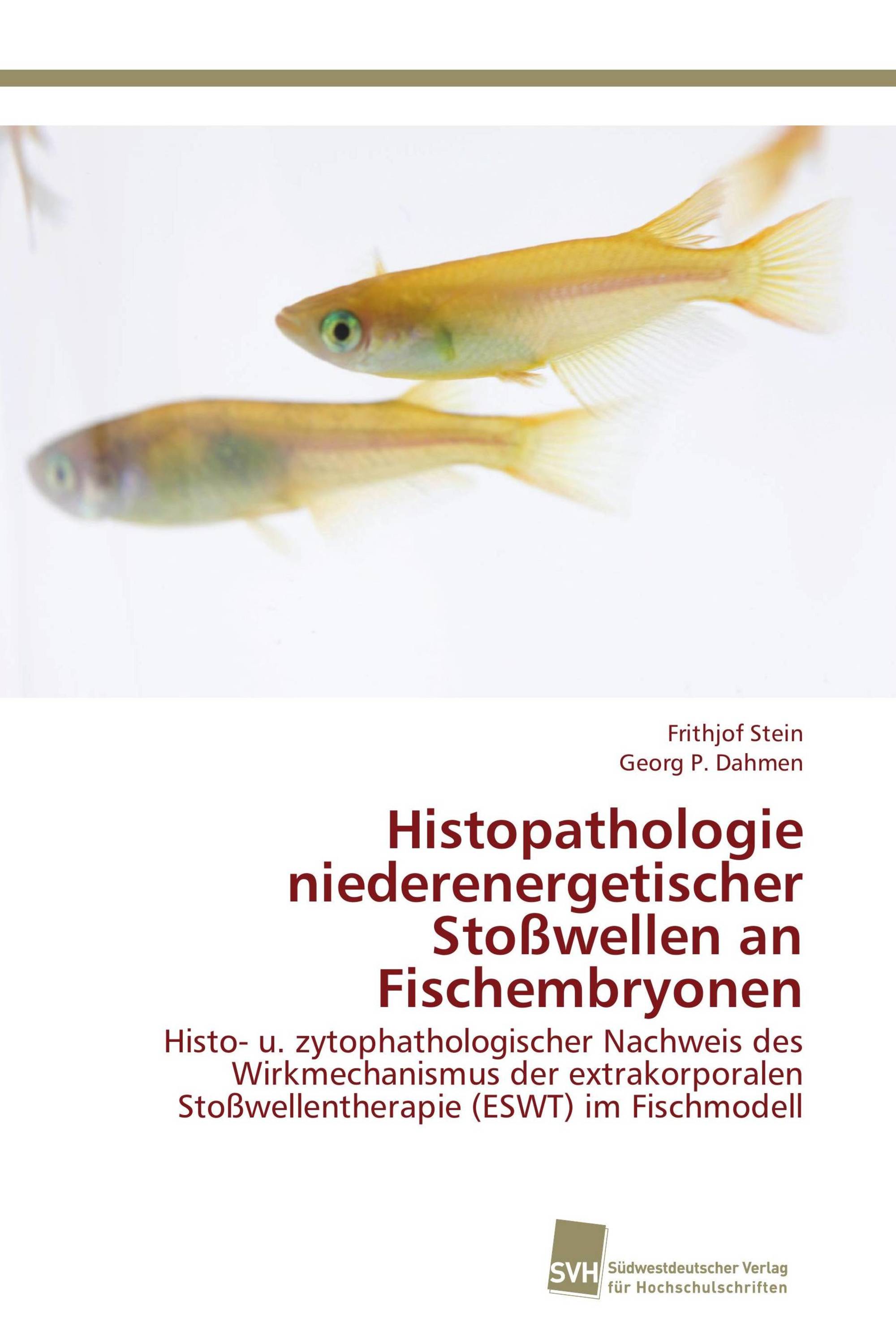 Histopathologie niederenergetischer Stoßwellen an Fischembryonen