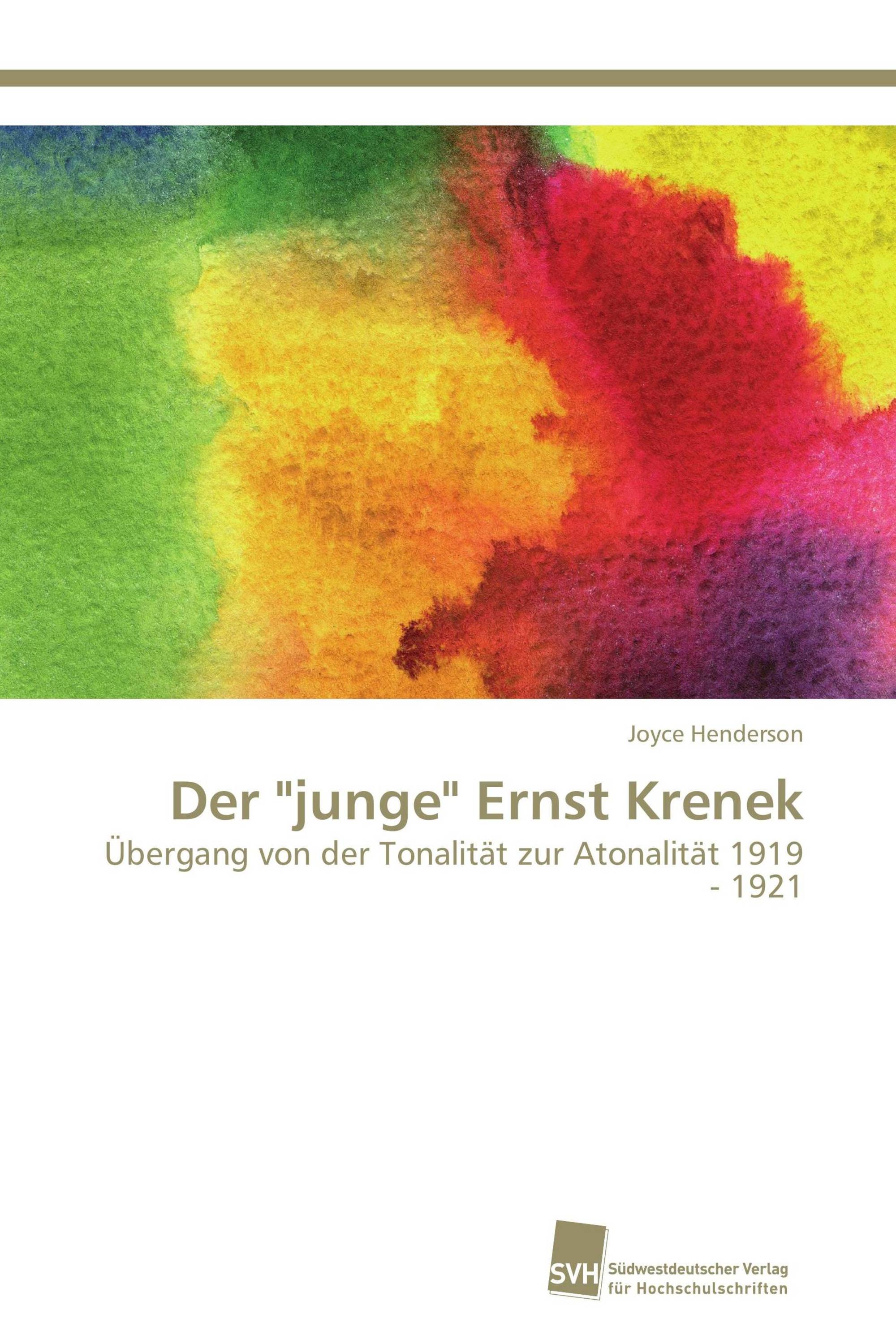 Der "junge" Ernst Krenek