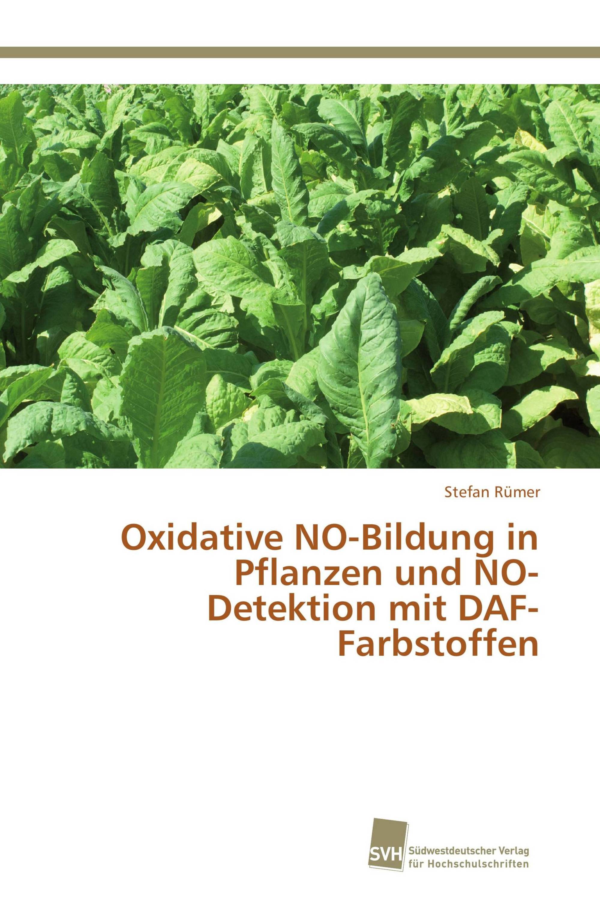 Oxidative NO-Bildung in Pflanzen und NO-Detektion mit DAF-Farbstoffen