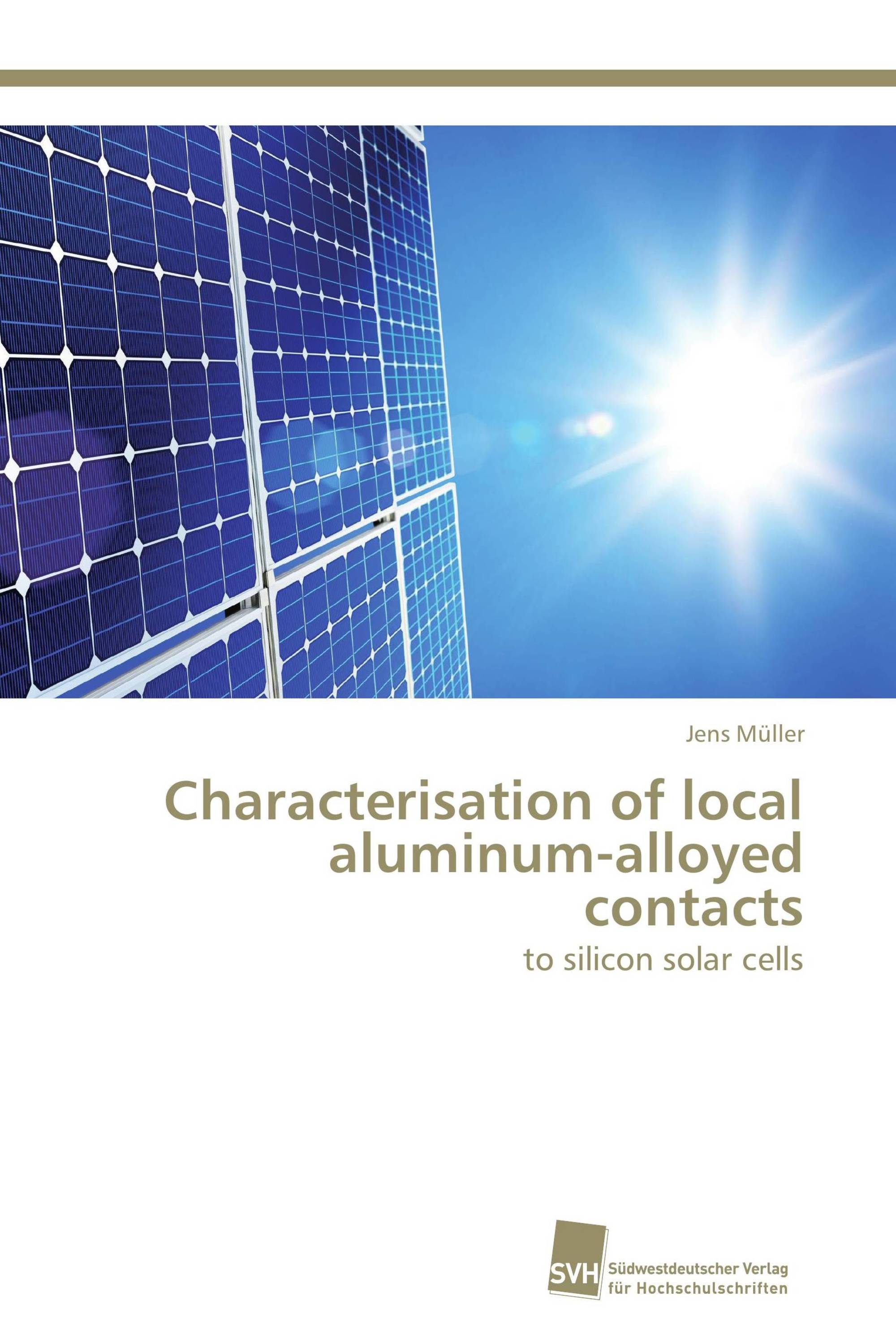 Characterisation of local aluminum-alloyed contacts