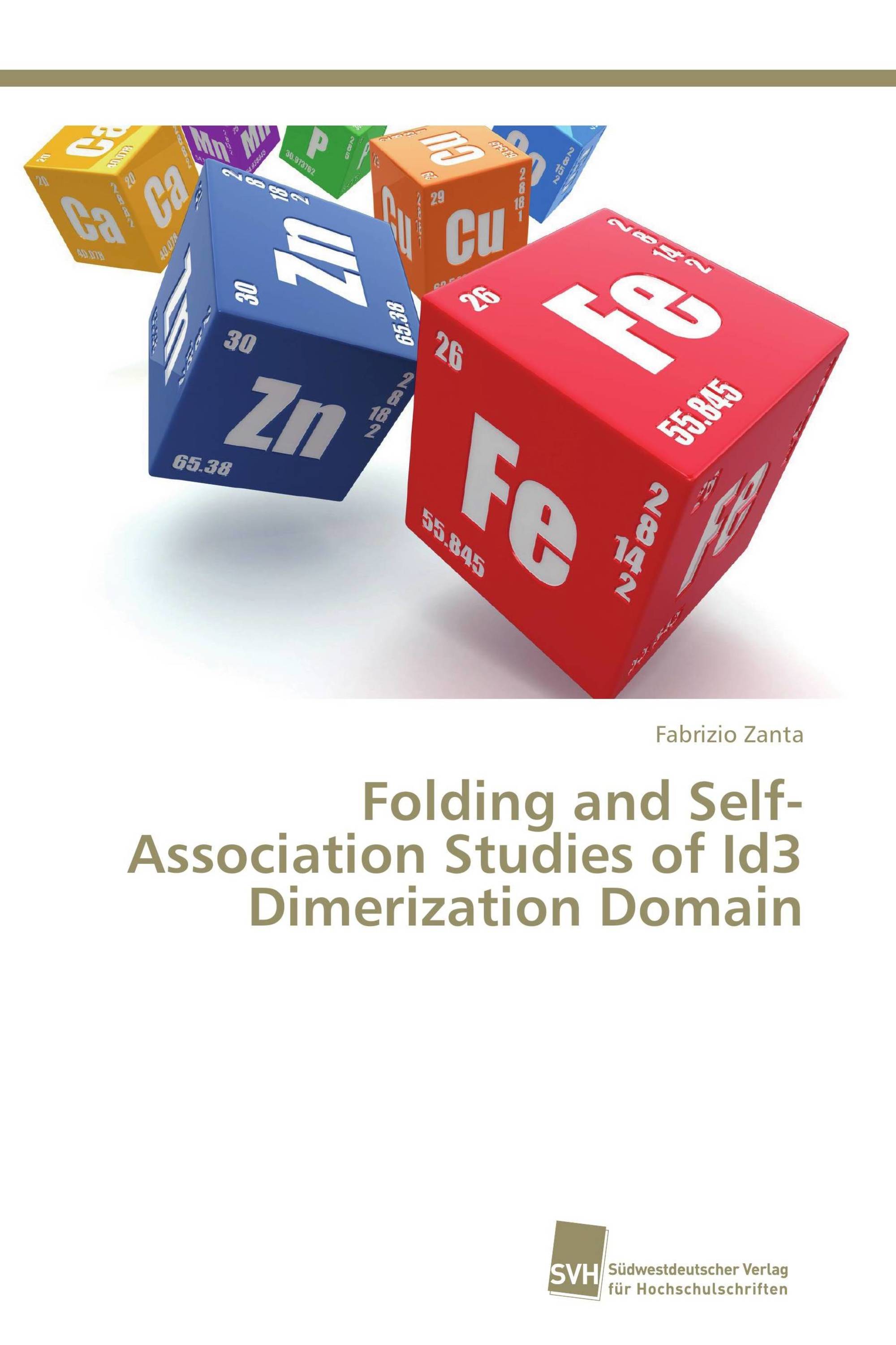 Folding and Self-Association Studies of Id3 Dimerization Domain