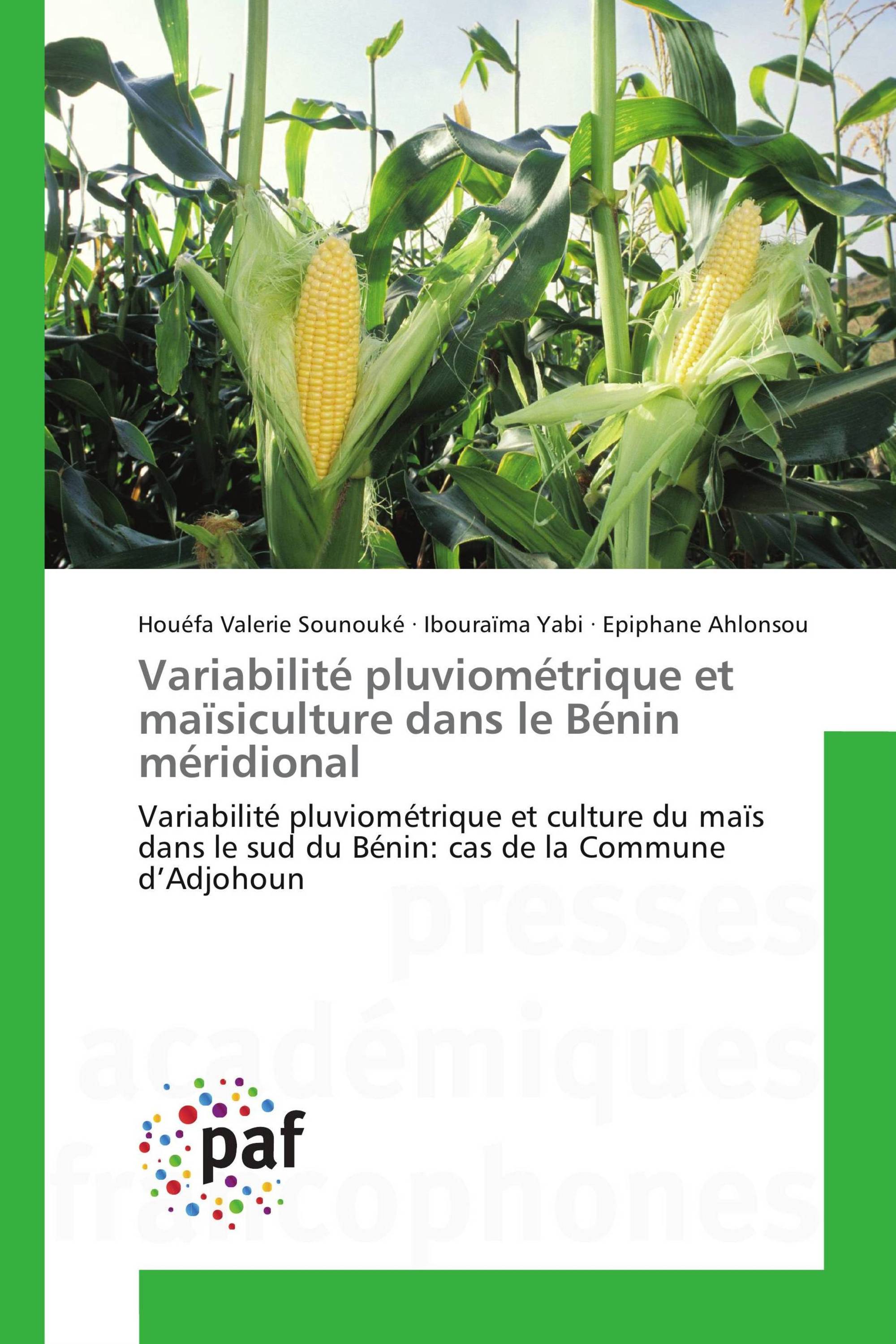 Variabilité pluviométrique et maïsiculture dans le Bénin méridional