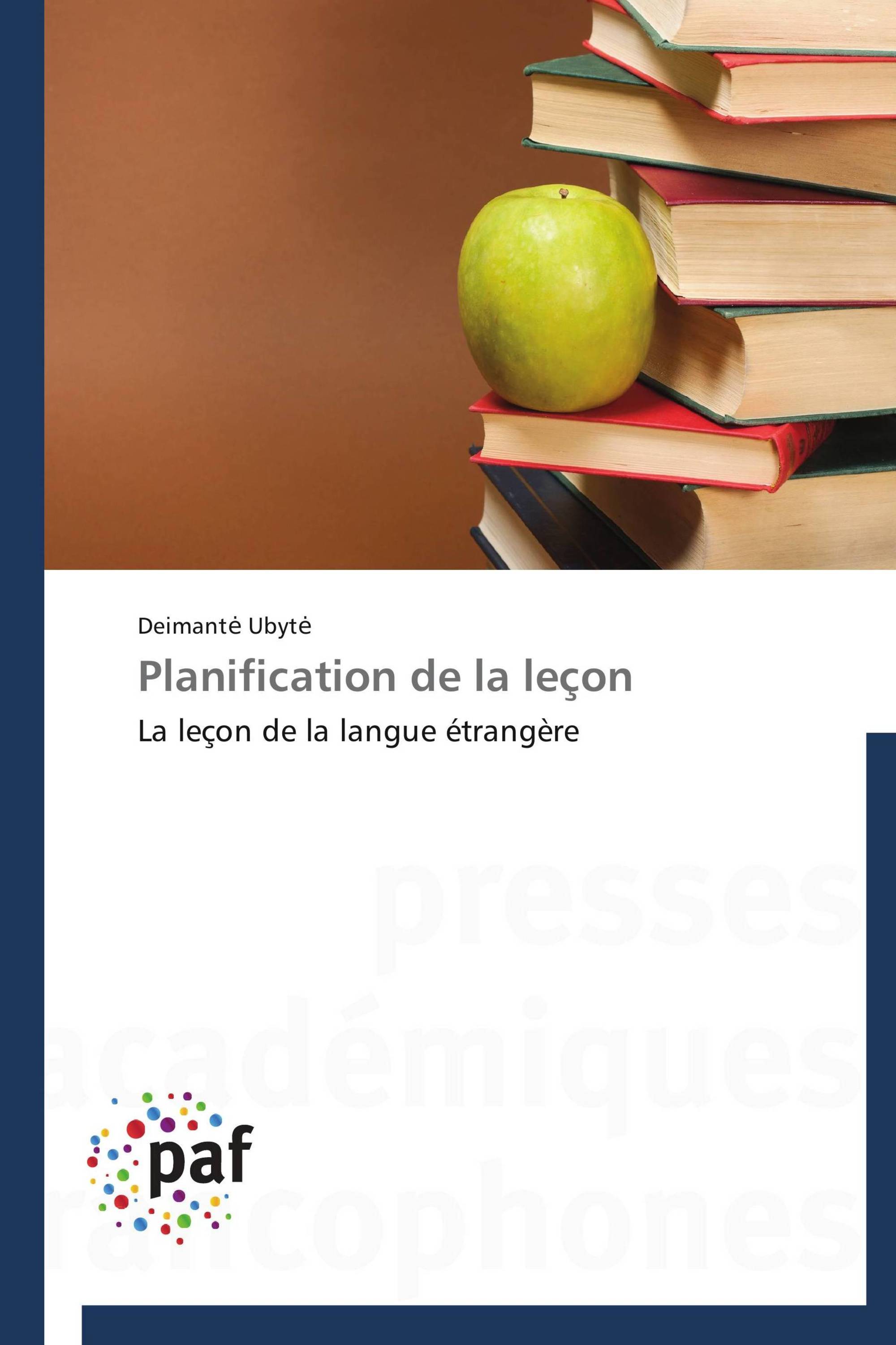 Planification de la leçon