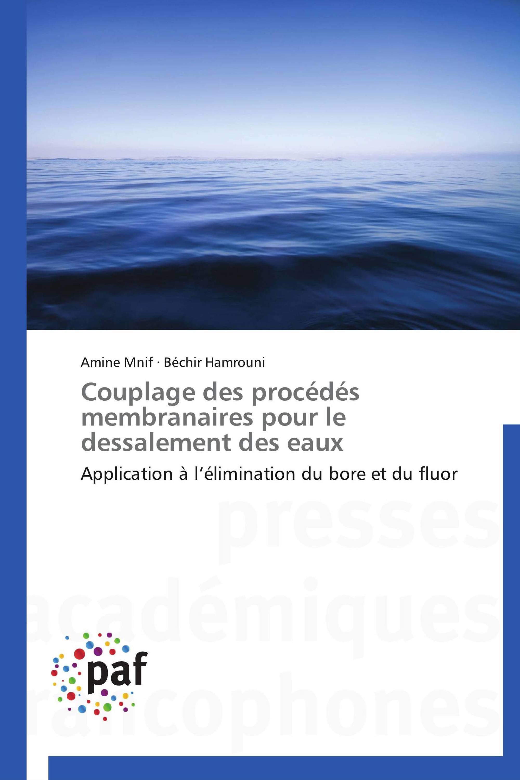 Couplage des procédés membranaires pour le dessalement des eaux