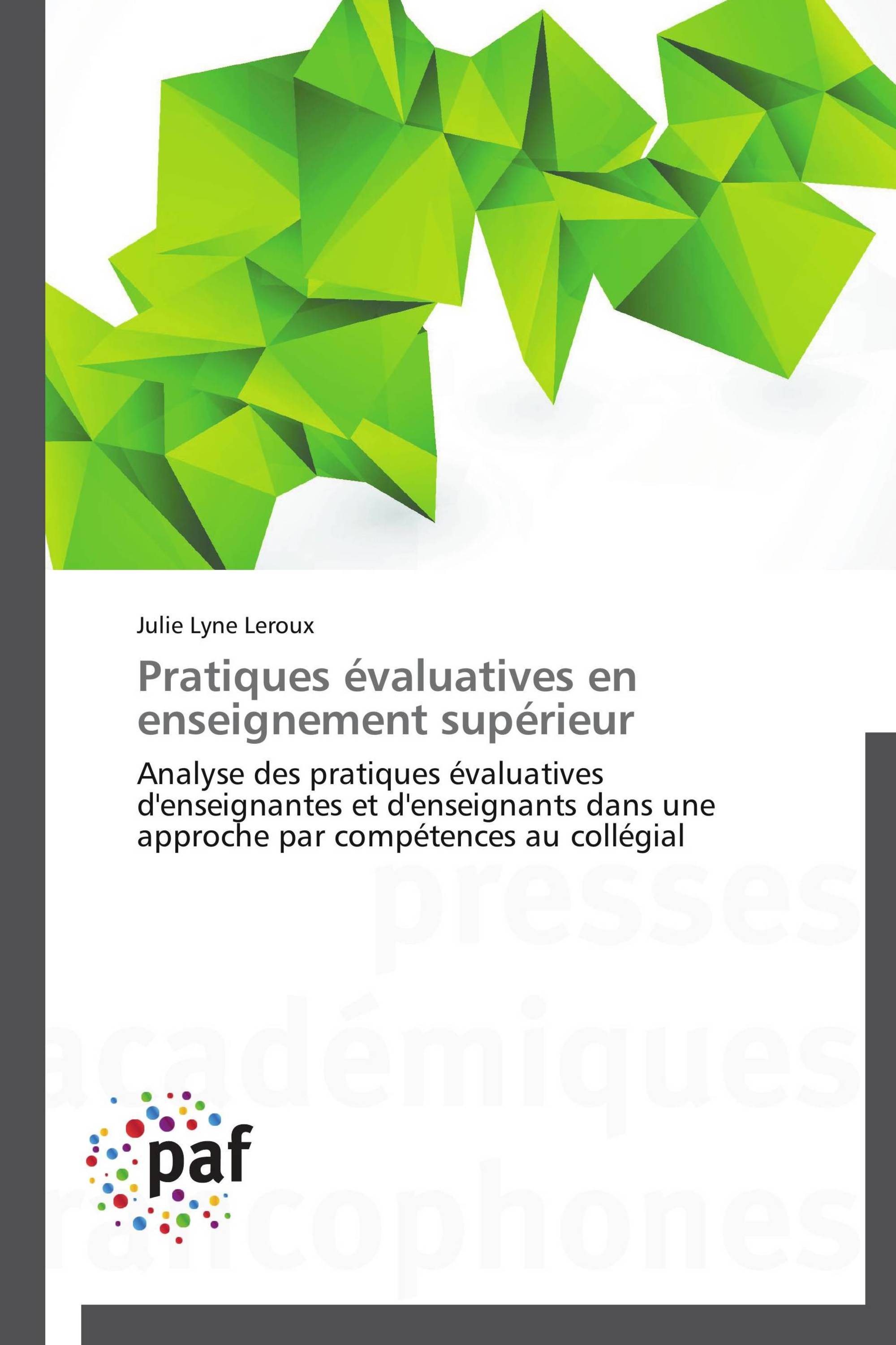 Pratiques évaluatives en enseignement supérieur