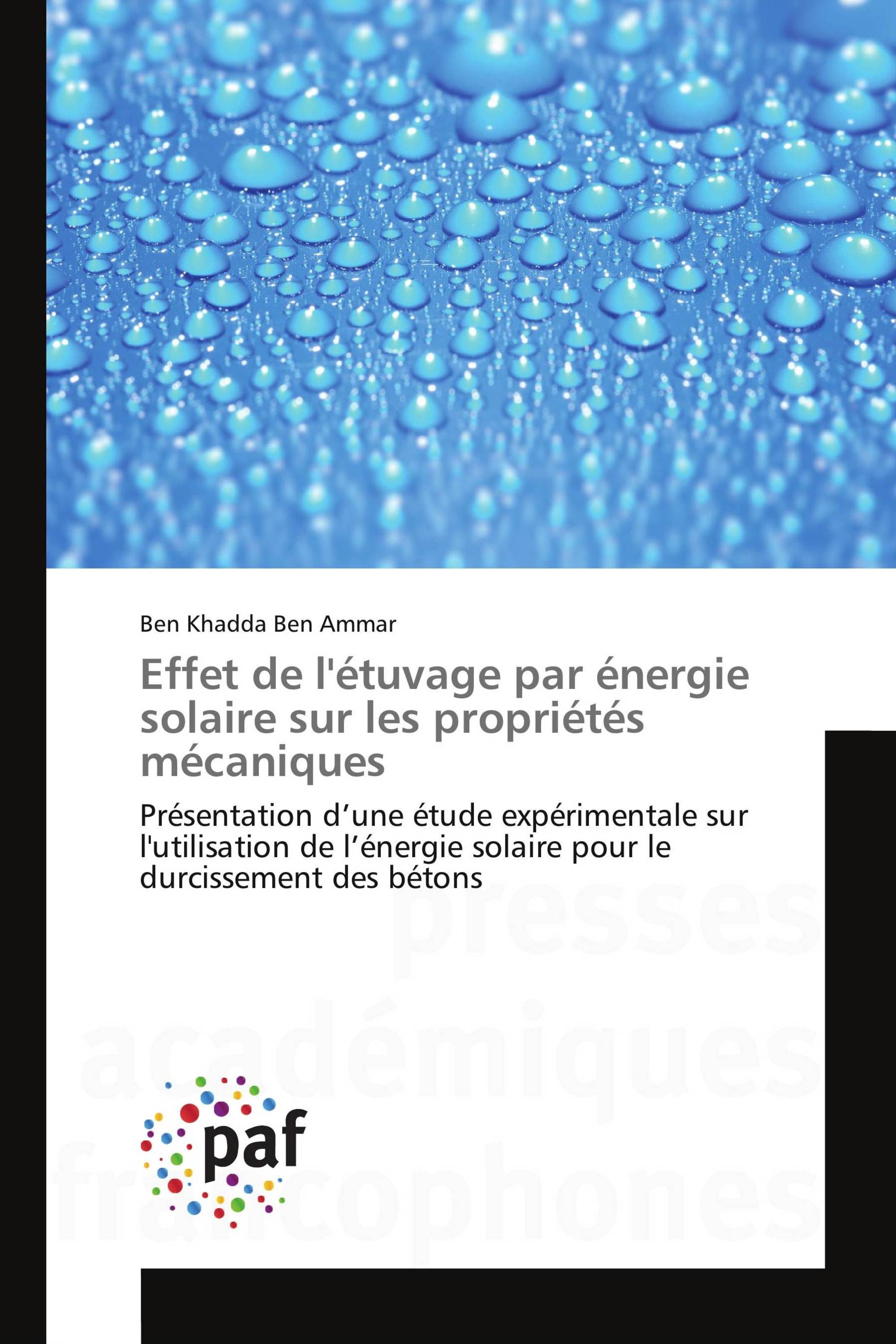 Effet de l'étuvage par énergie solaire sur les propriétés mécaniques