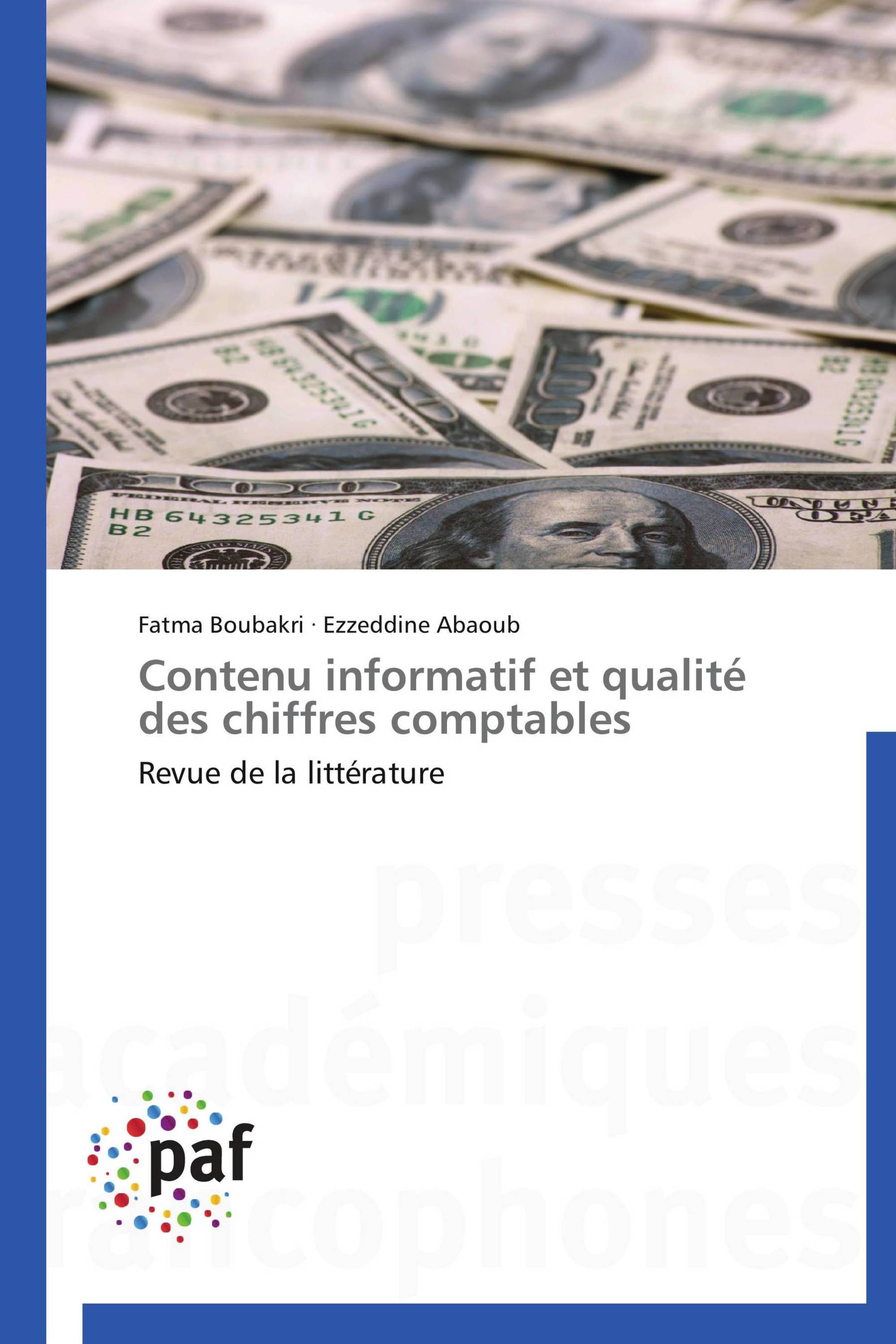 Contenu informatif et qualité des chiffres comptables