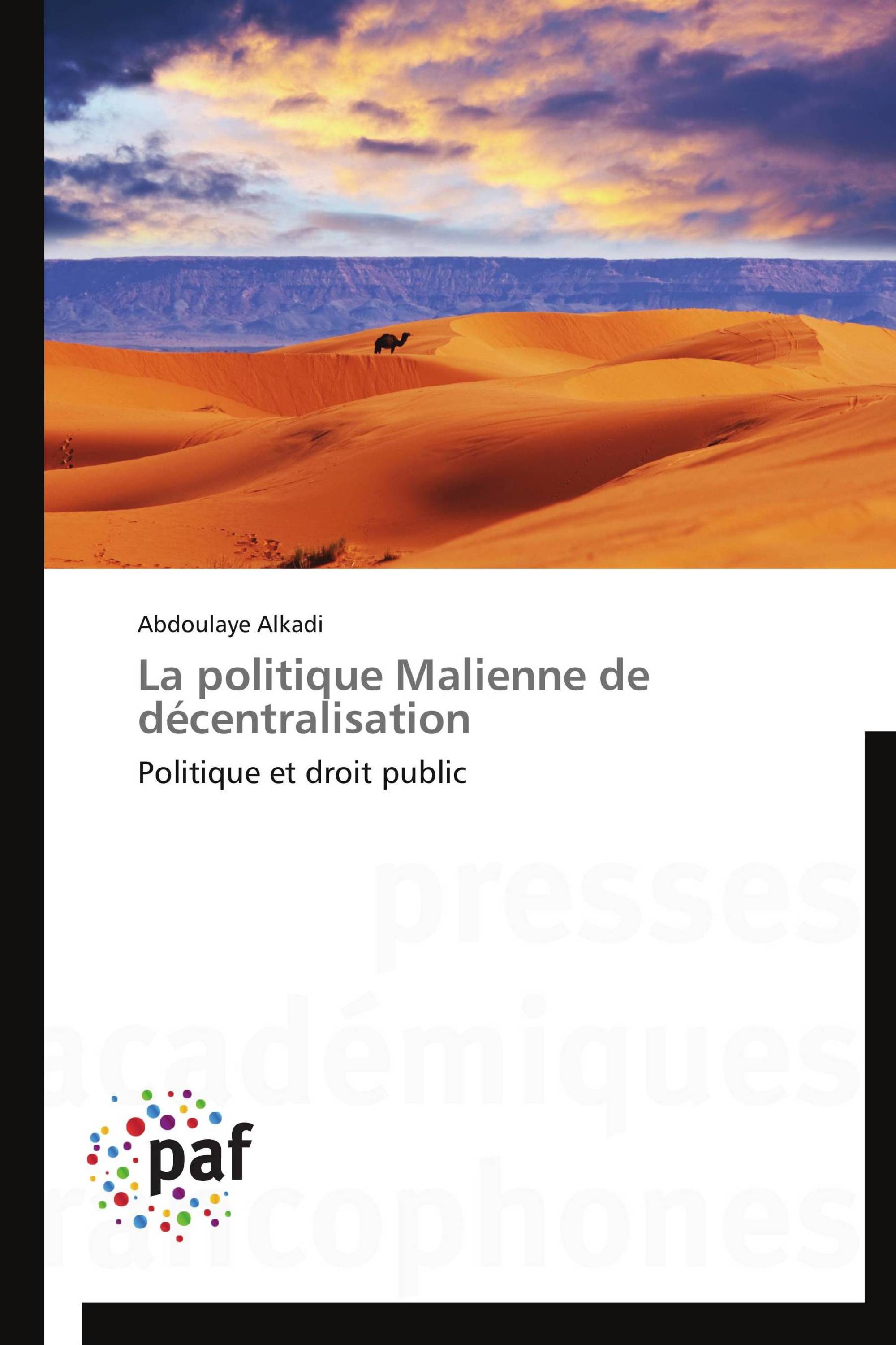 La politique Malienne de décentralisation