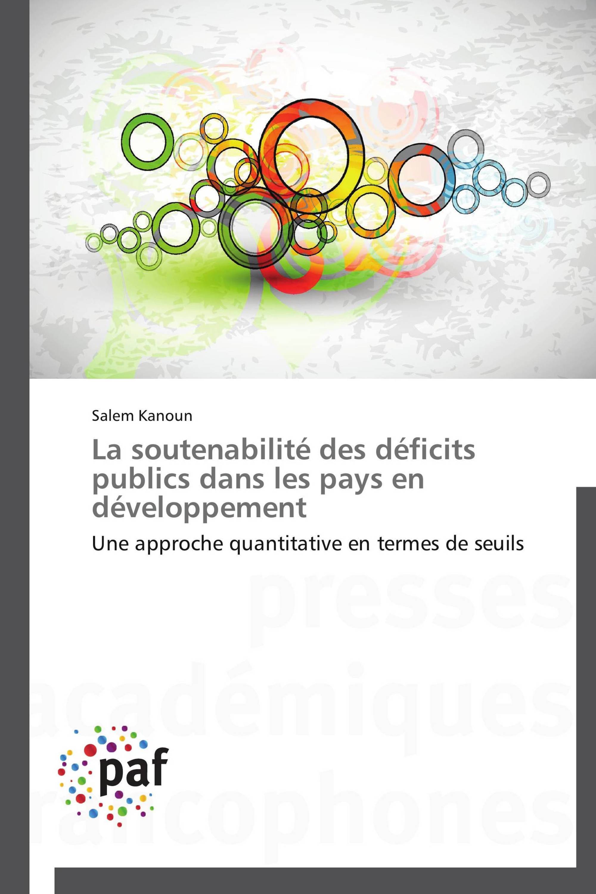 La soutenabilité des déficits publics dans les pays en développement