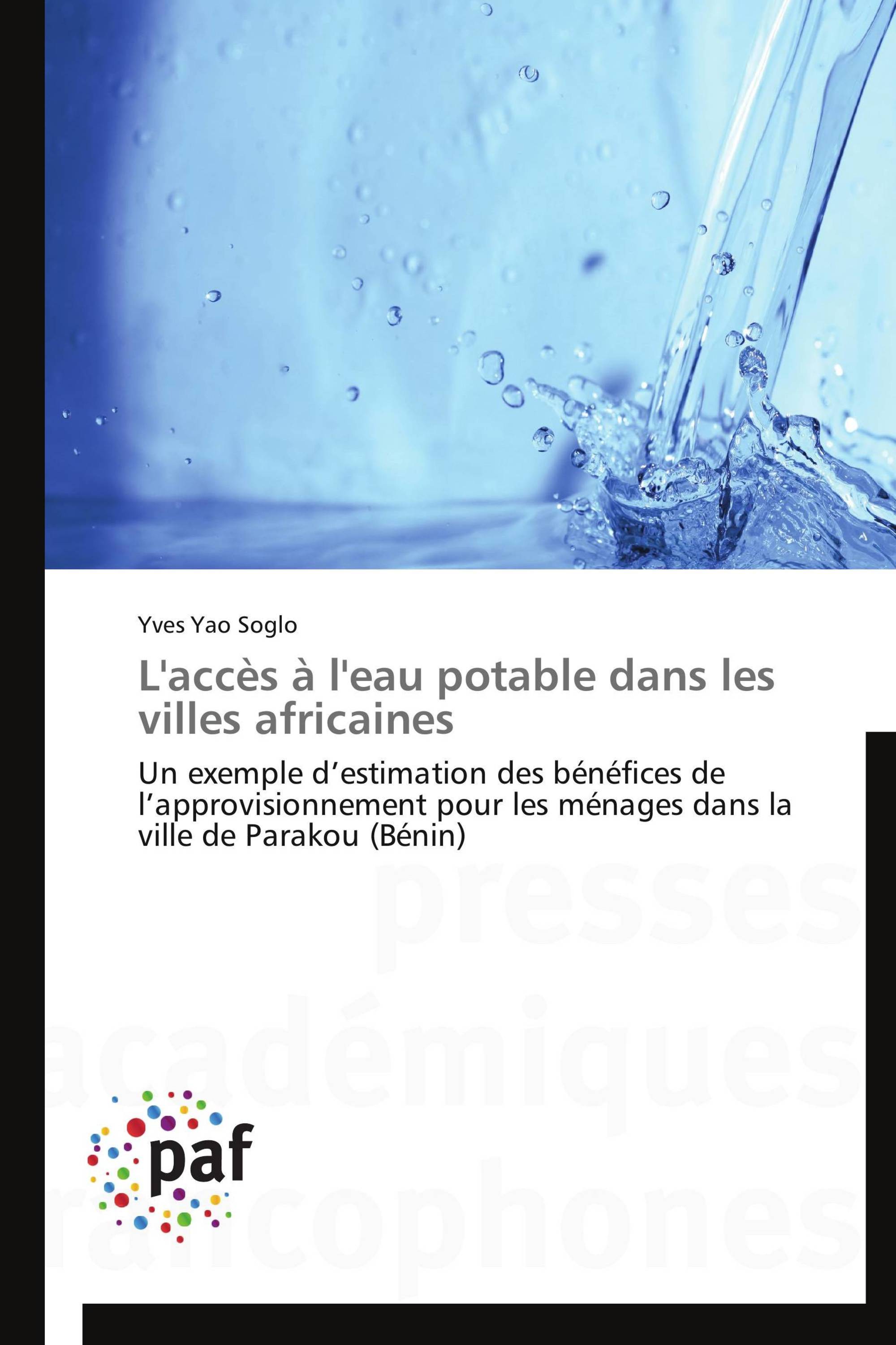 L'accès à l'eau potable dans les villes africaines