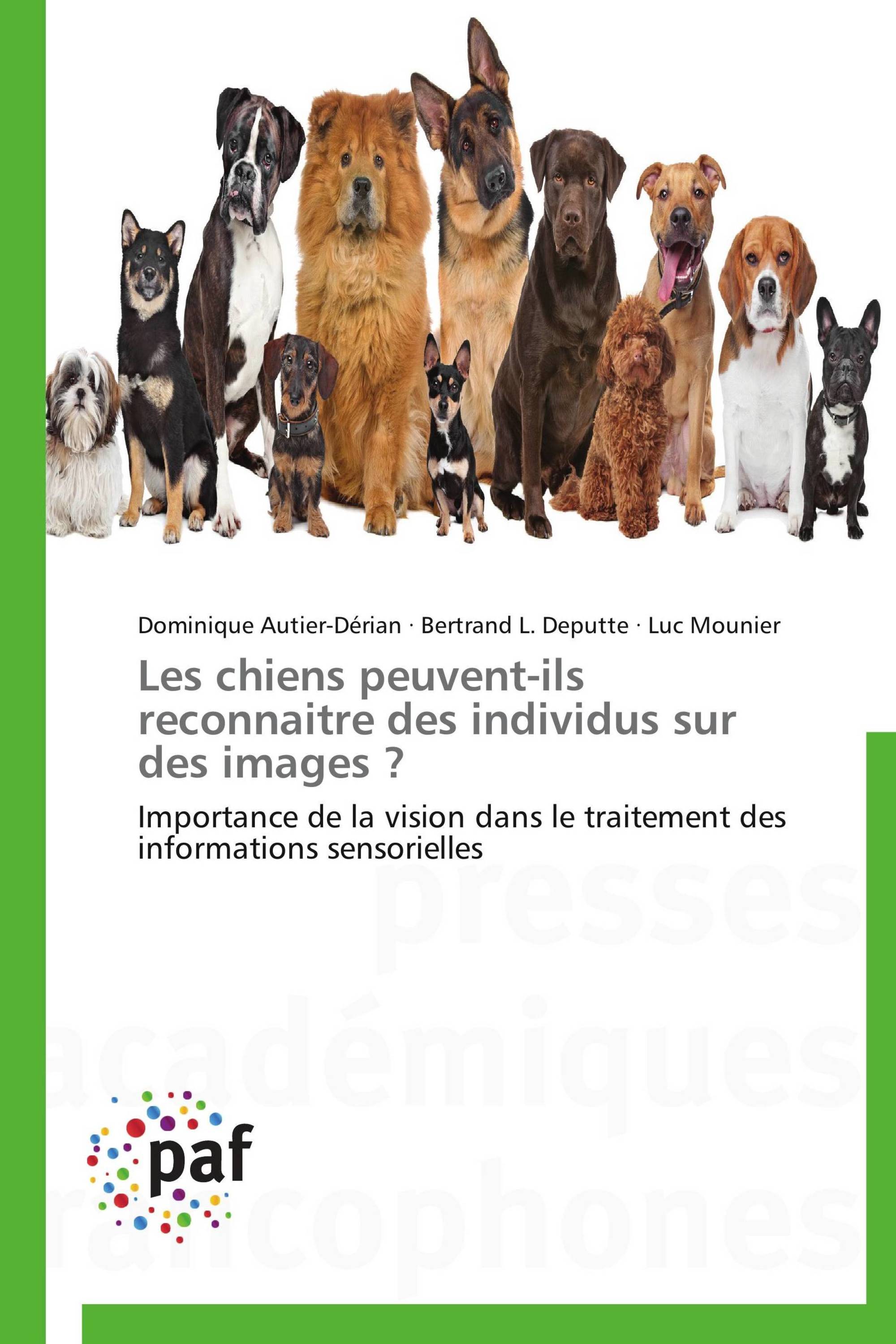 Les chiens peuvent-ils reconnaitre des individus sur des images ?