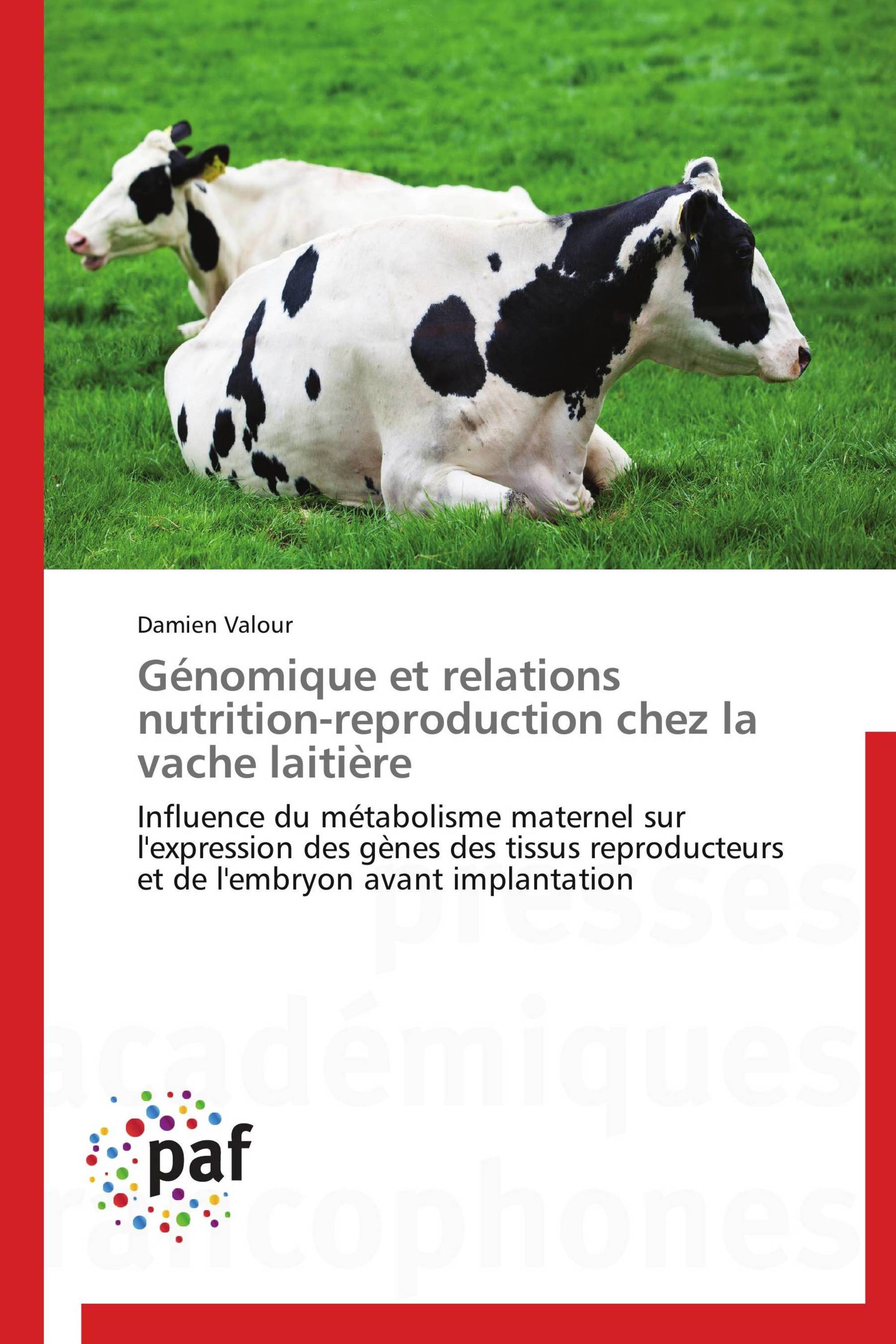 Génomique et relations nutrition-reproduction chez la vache laitière