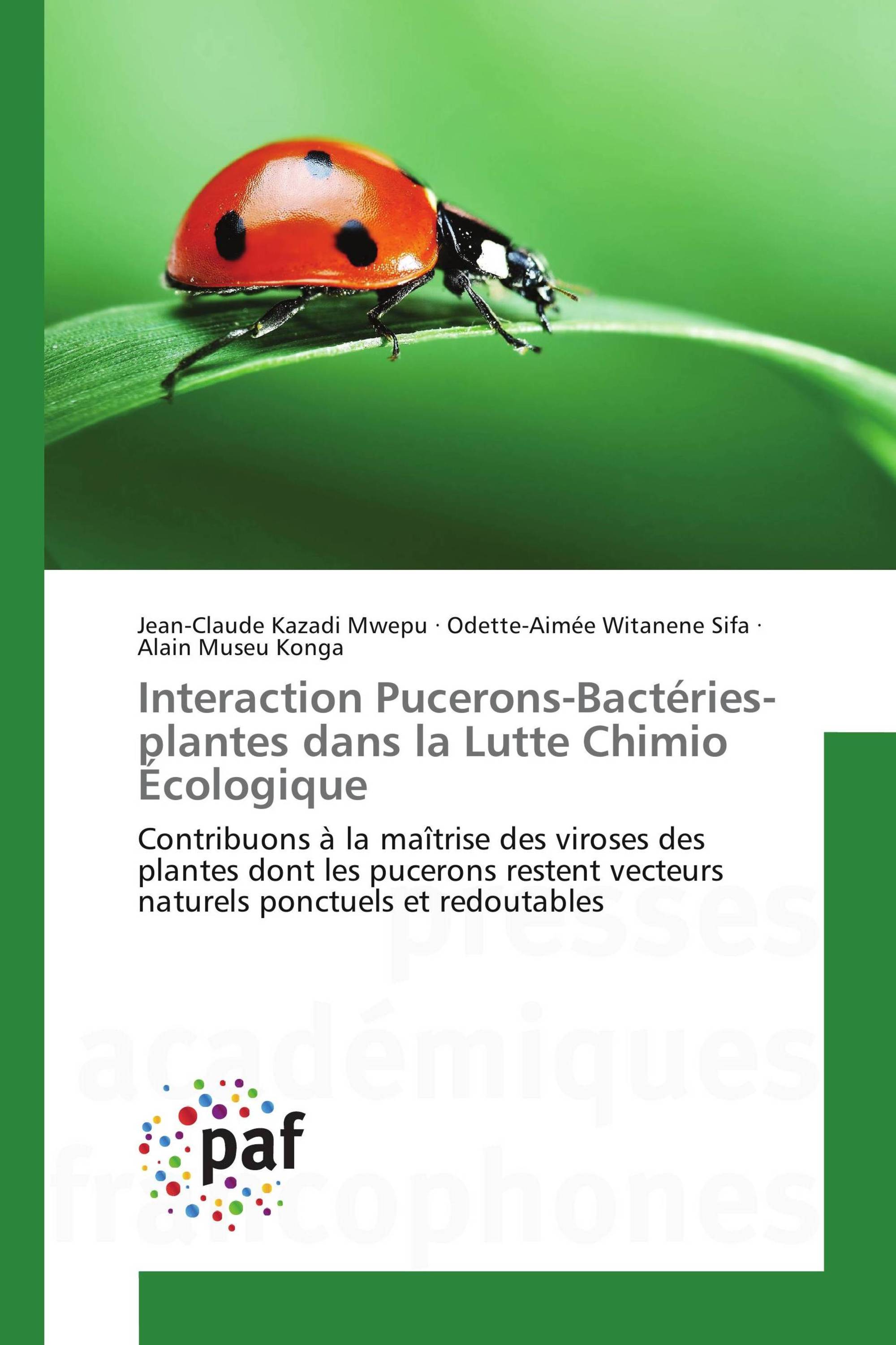 Interaction Pucerons-Bactéries-plantes dans la Lutte Chimio Écologique