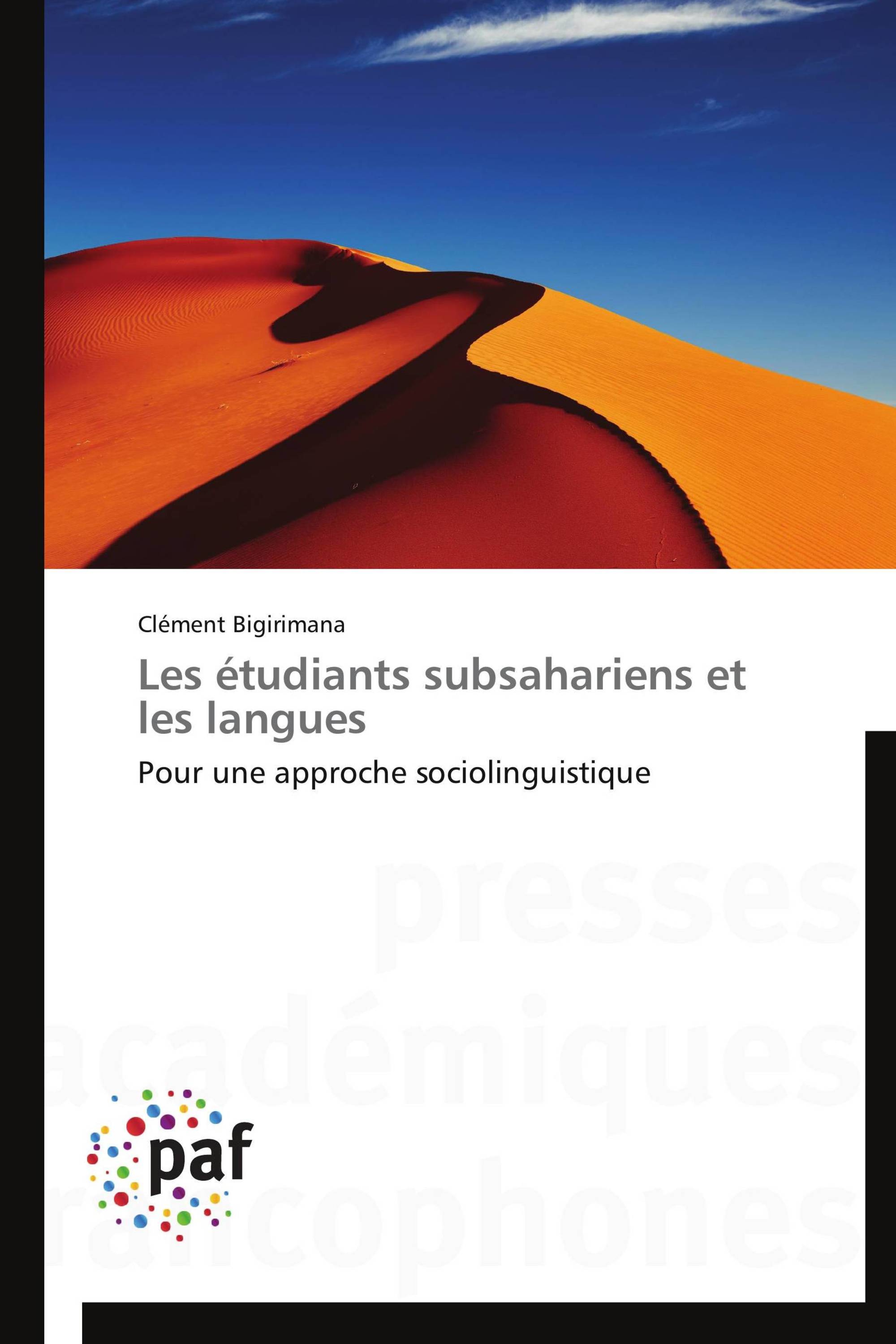 Les étudiants subsahariens et les langues