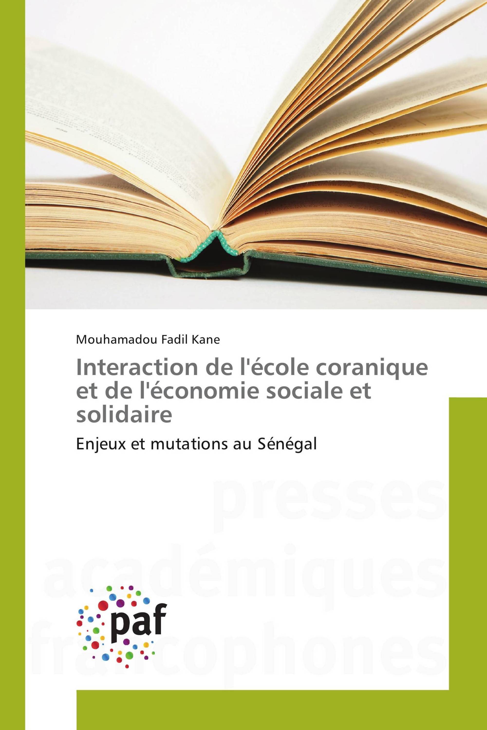 Interaction de l'école coranique et de l'économie sociale et solidaire