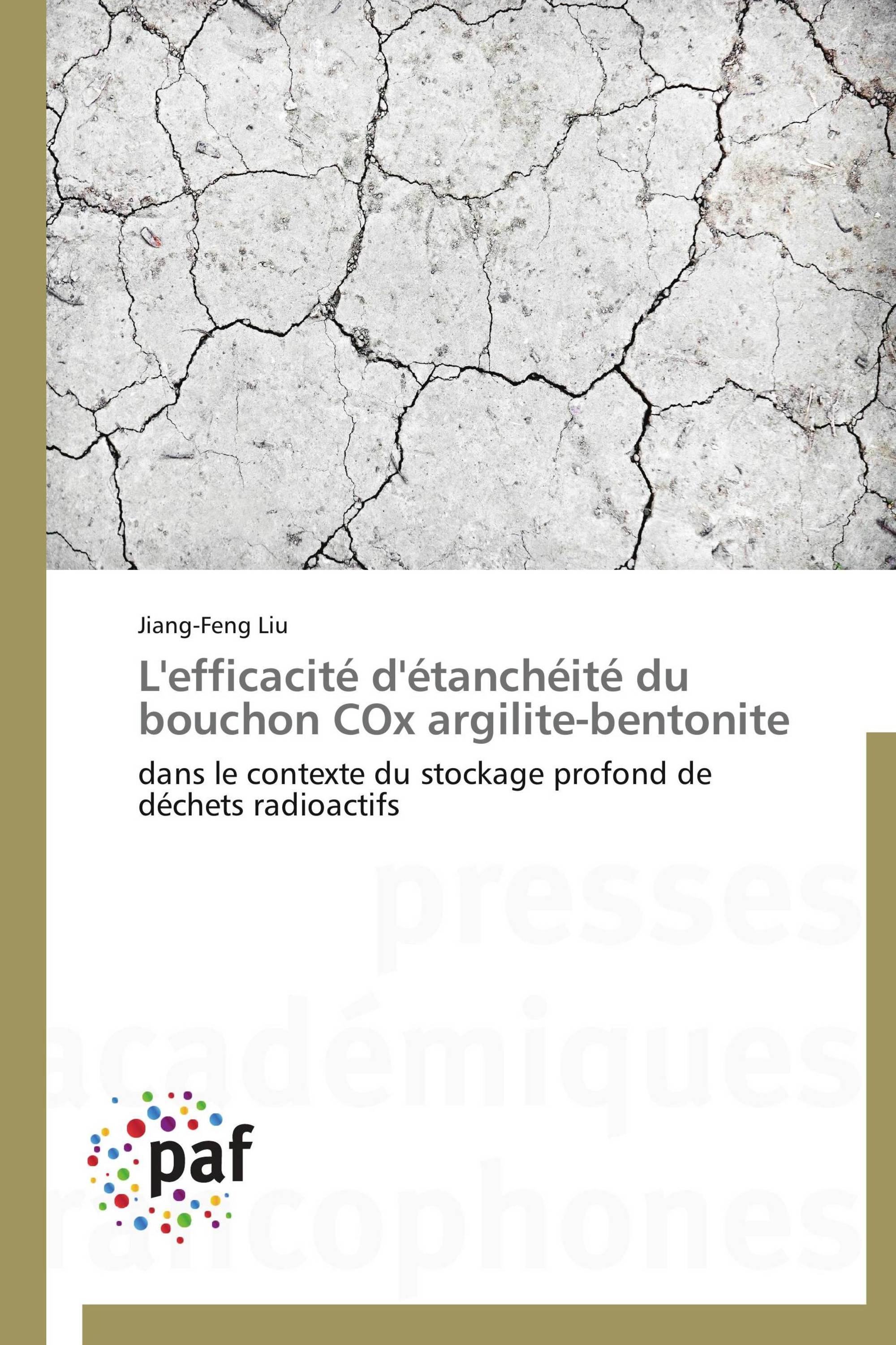 L'efficacité d'étanchéité du bouchon COx argilite-bentonite