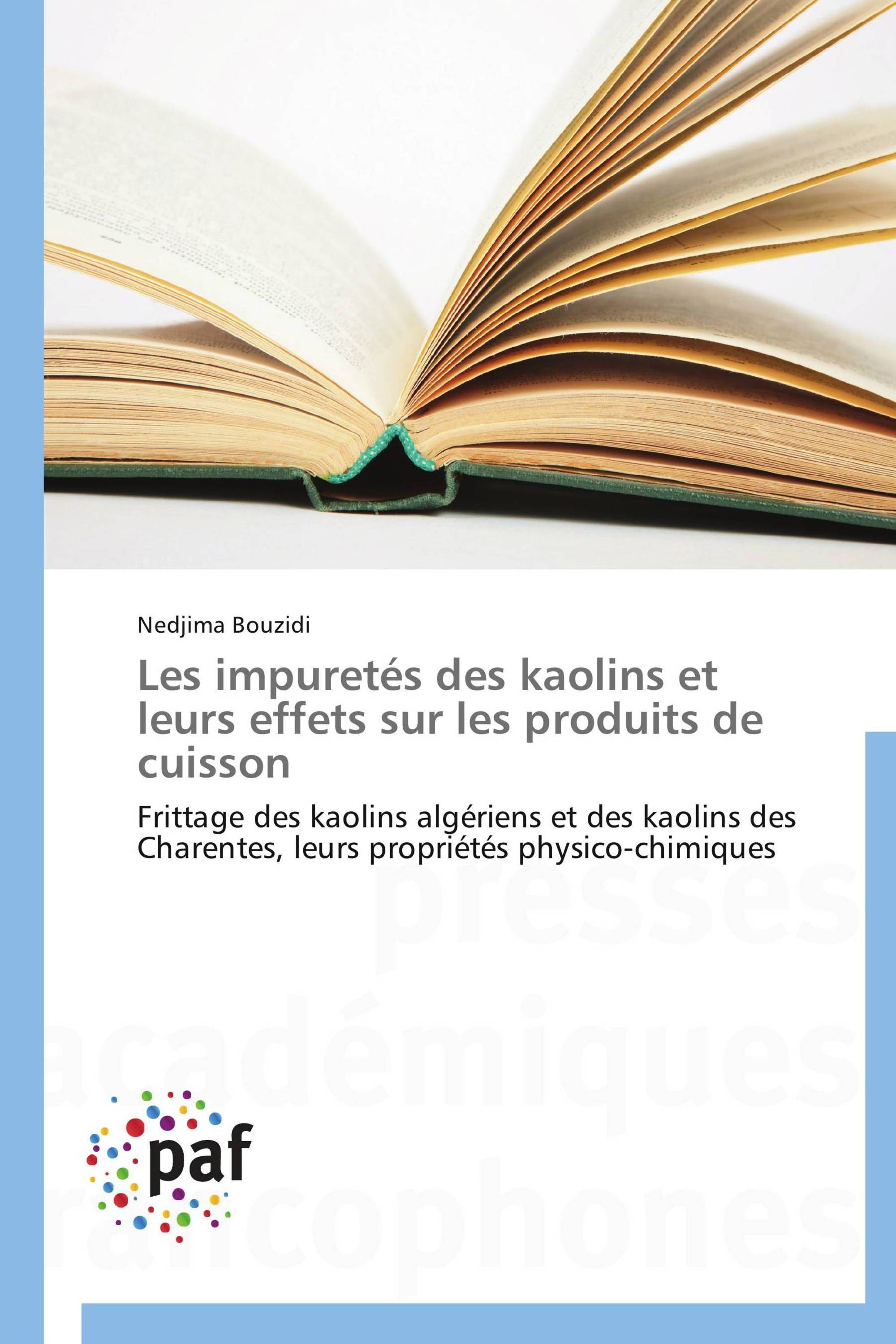 Les impuretés des kaolins et leurs effets sur les produits de cuisson