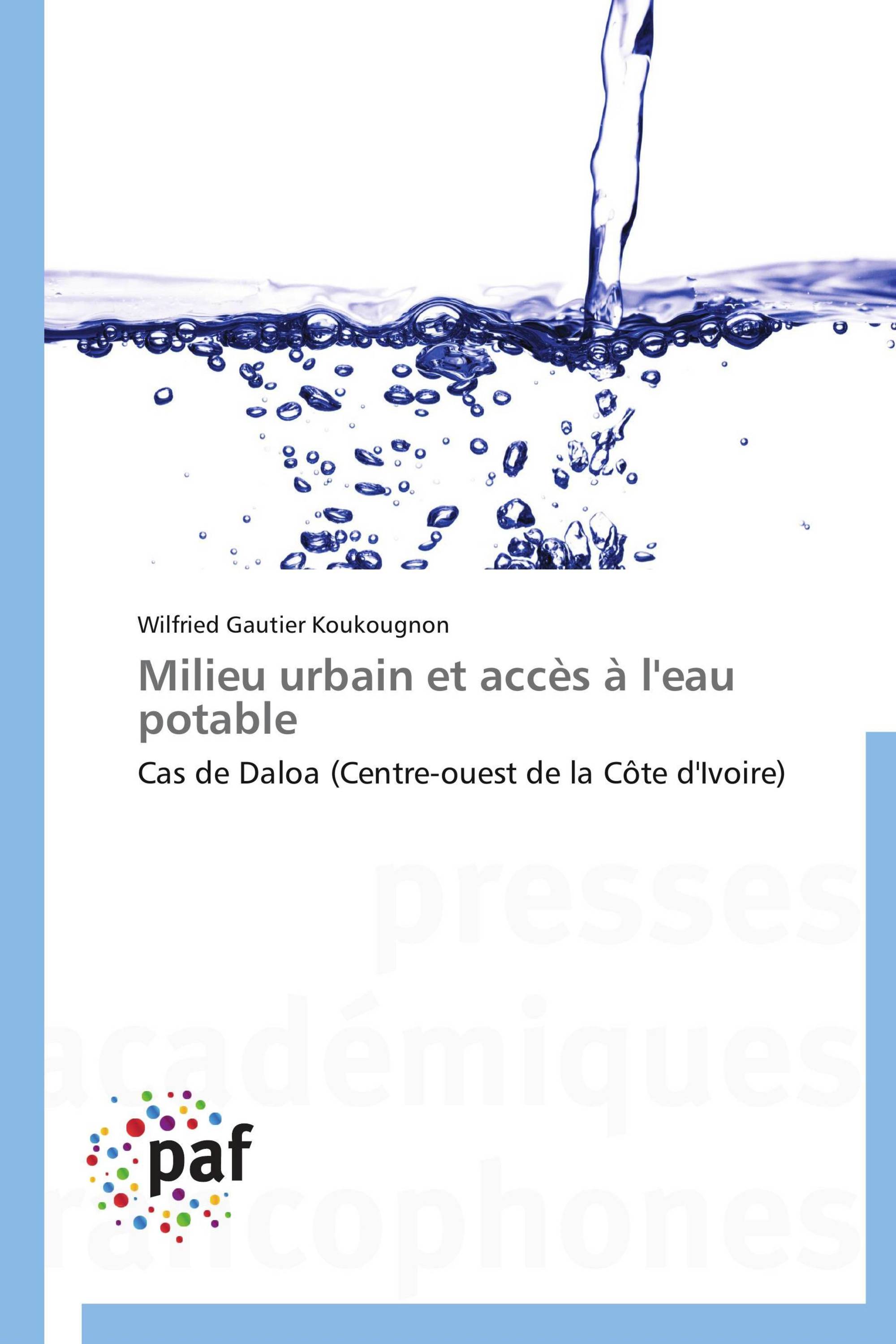 Milieu urbain et accès à l'eau potable