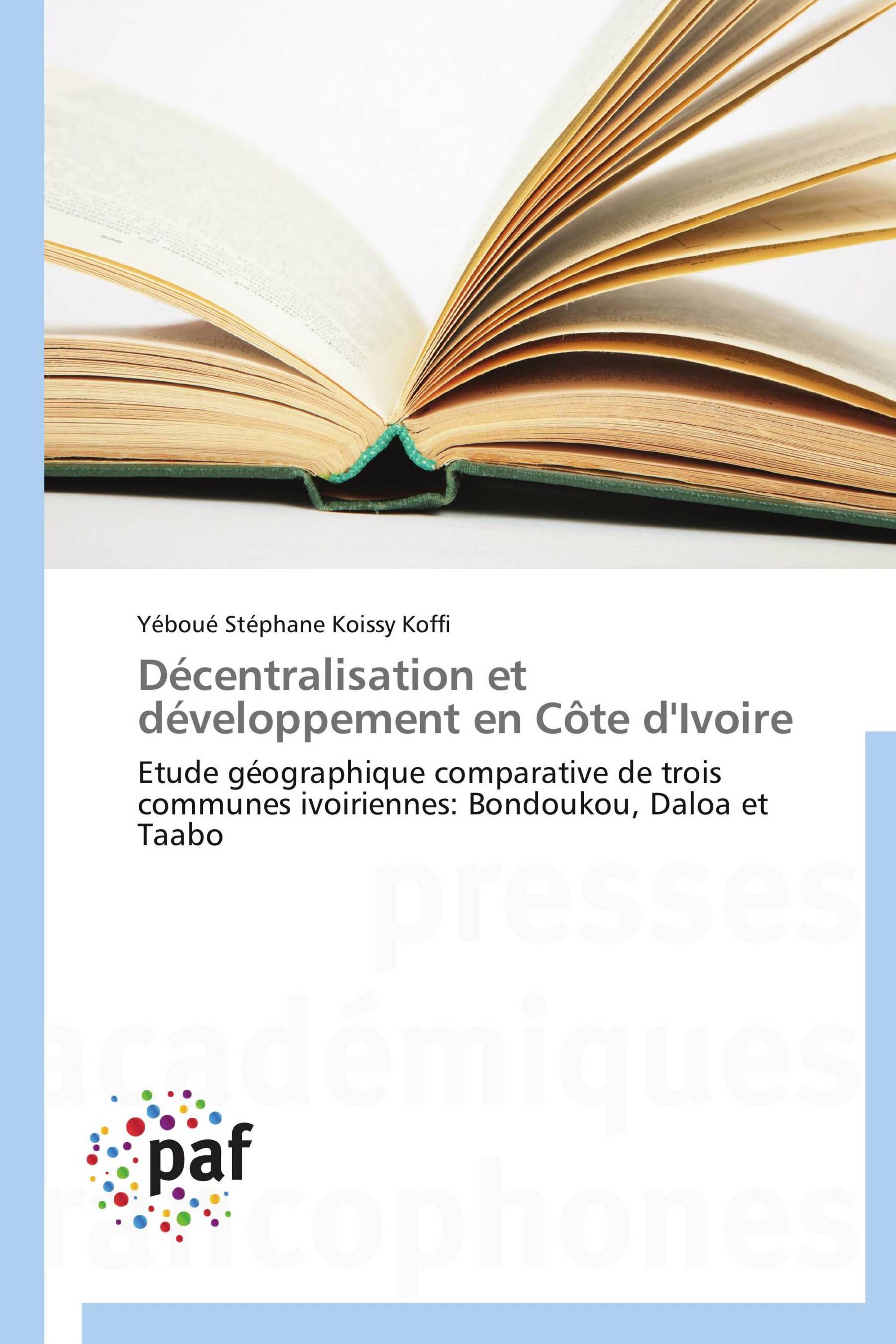 Décentralisation et développement en Côte d'Ivoire