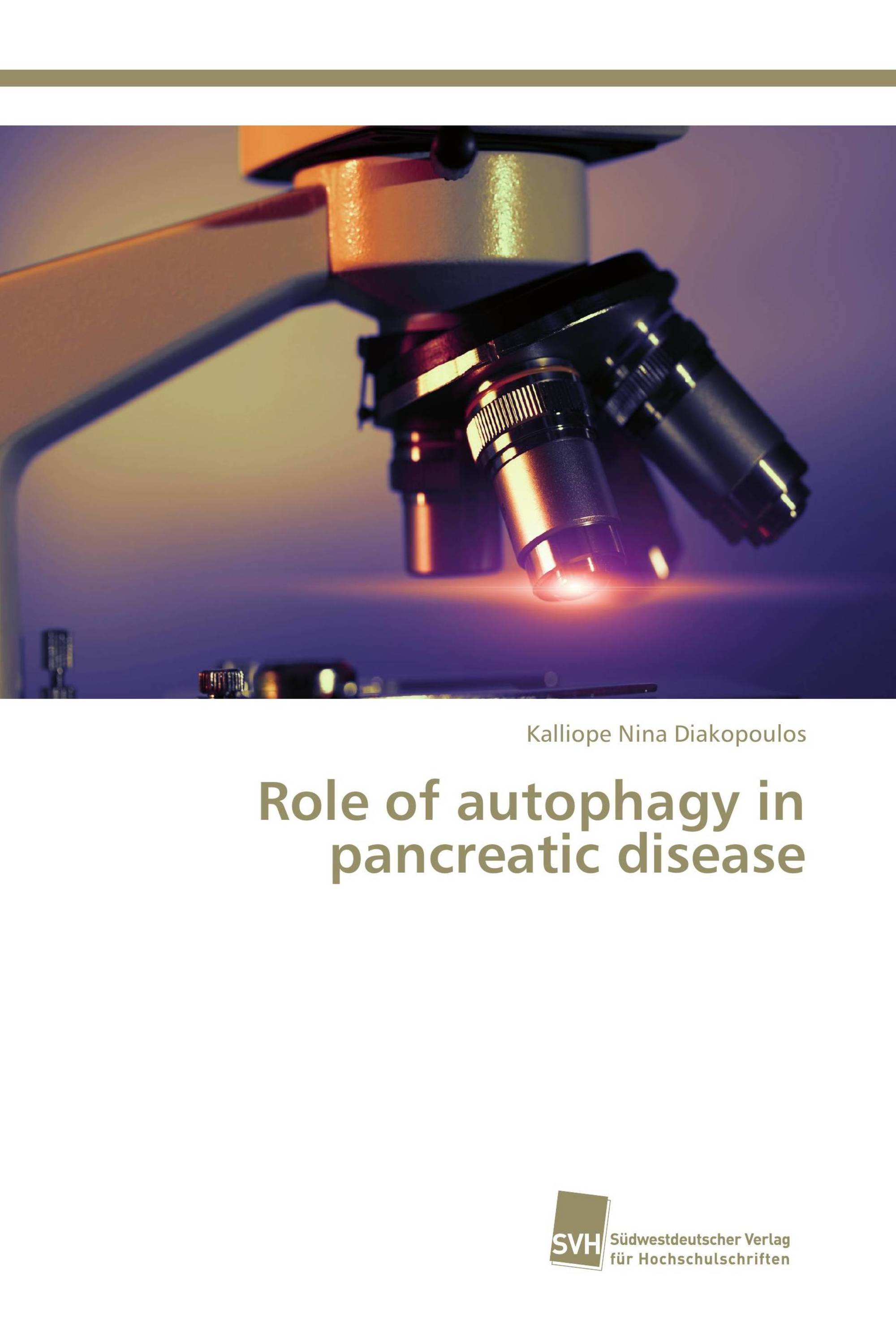 Role of autophagy in pancreatic disease