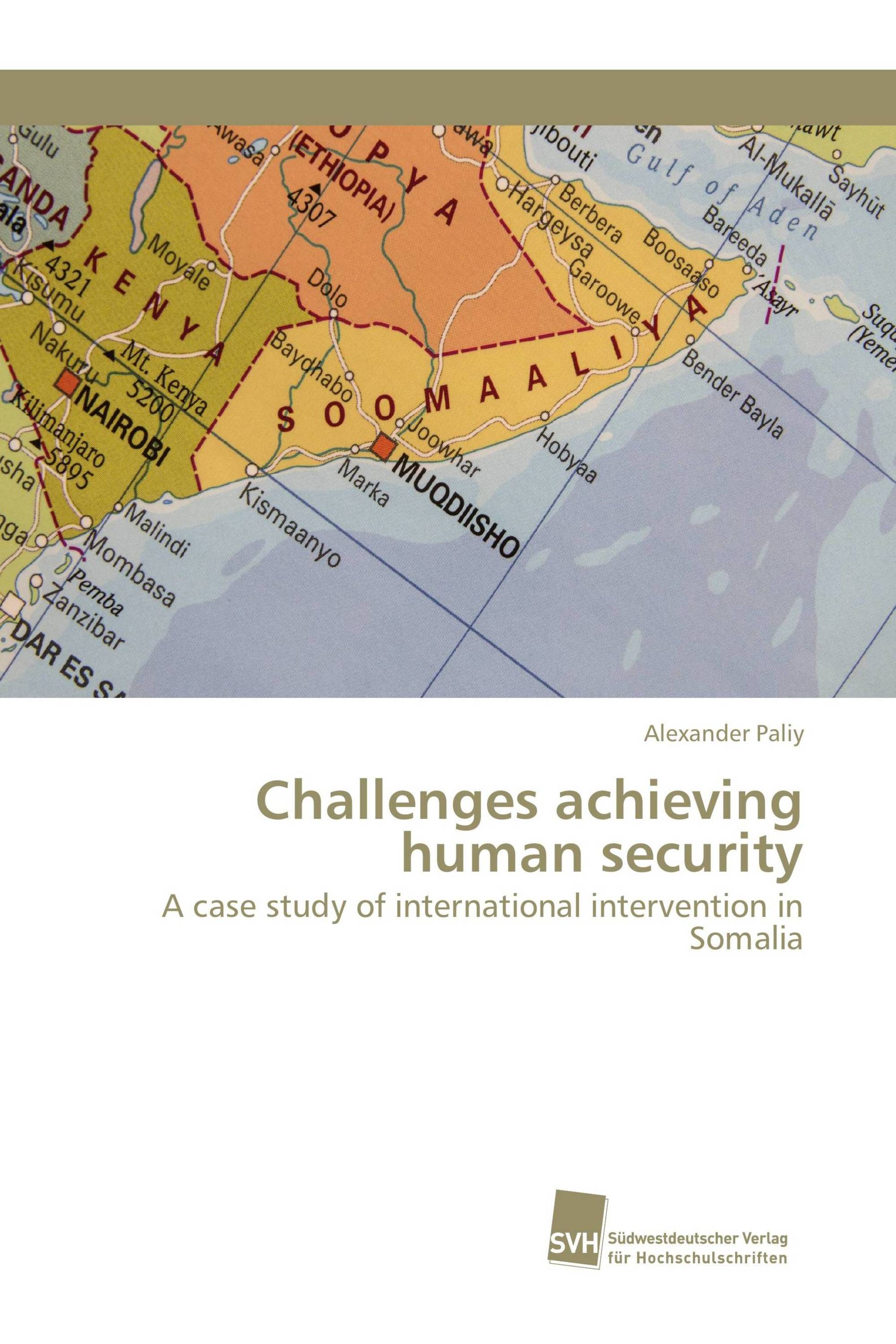 Challenges achieving human security