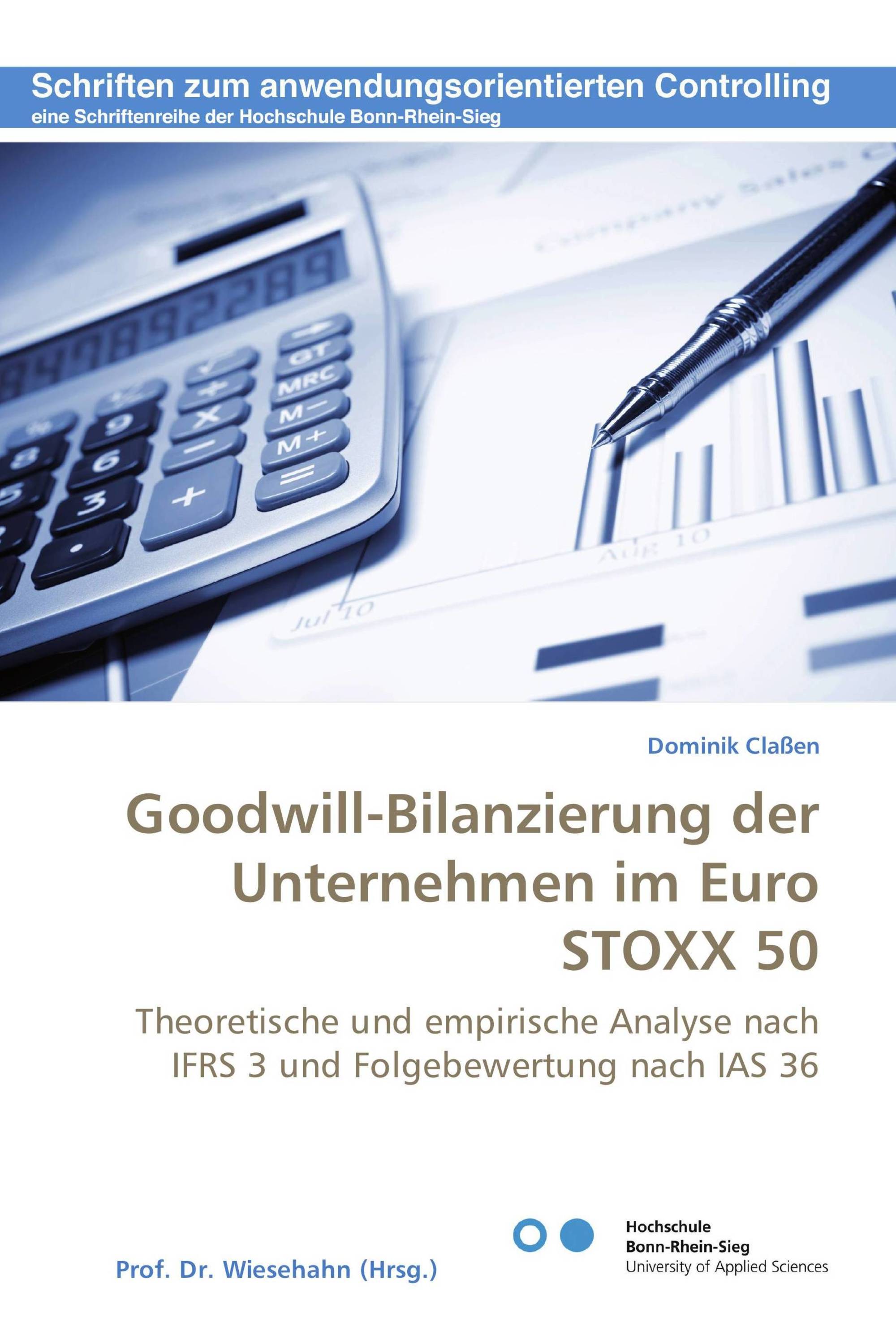 Goodwill-Bilanzierung der Unternehmen im Euro STOXX 50