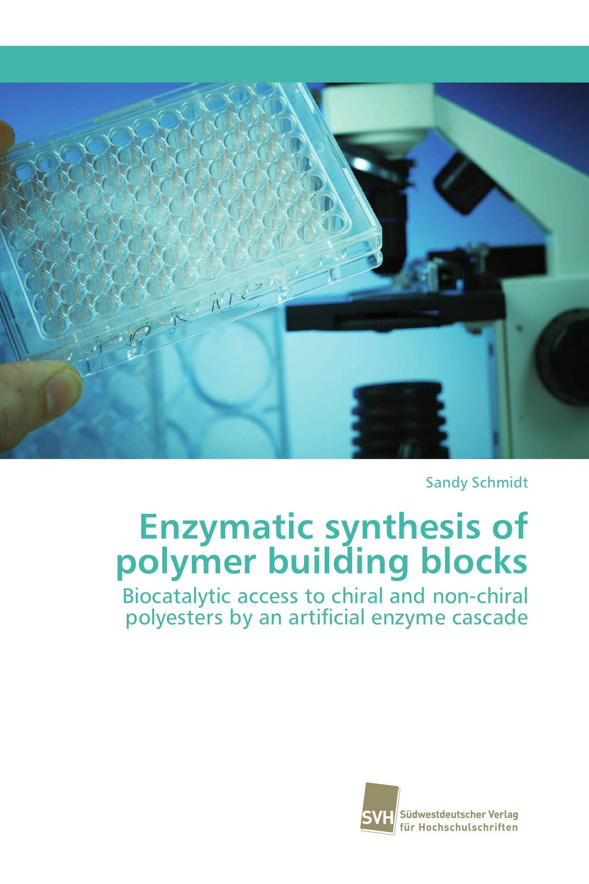 Enzymatic synthesis of polymer building blocks