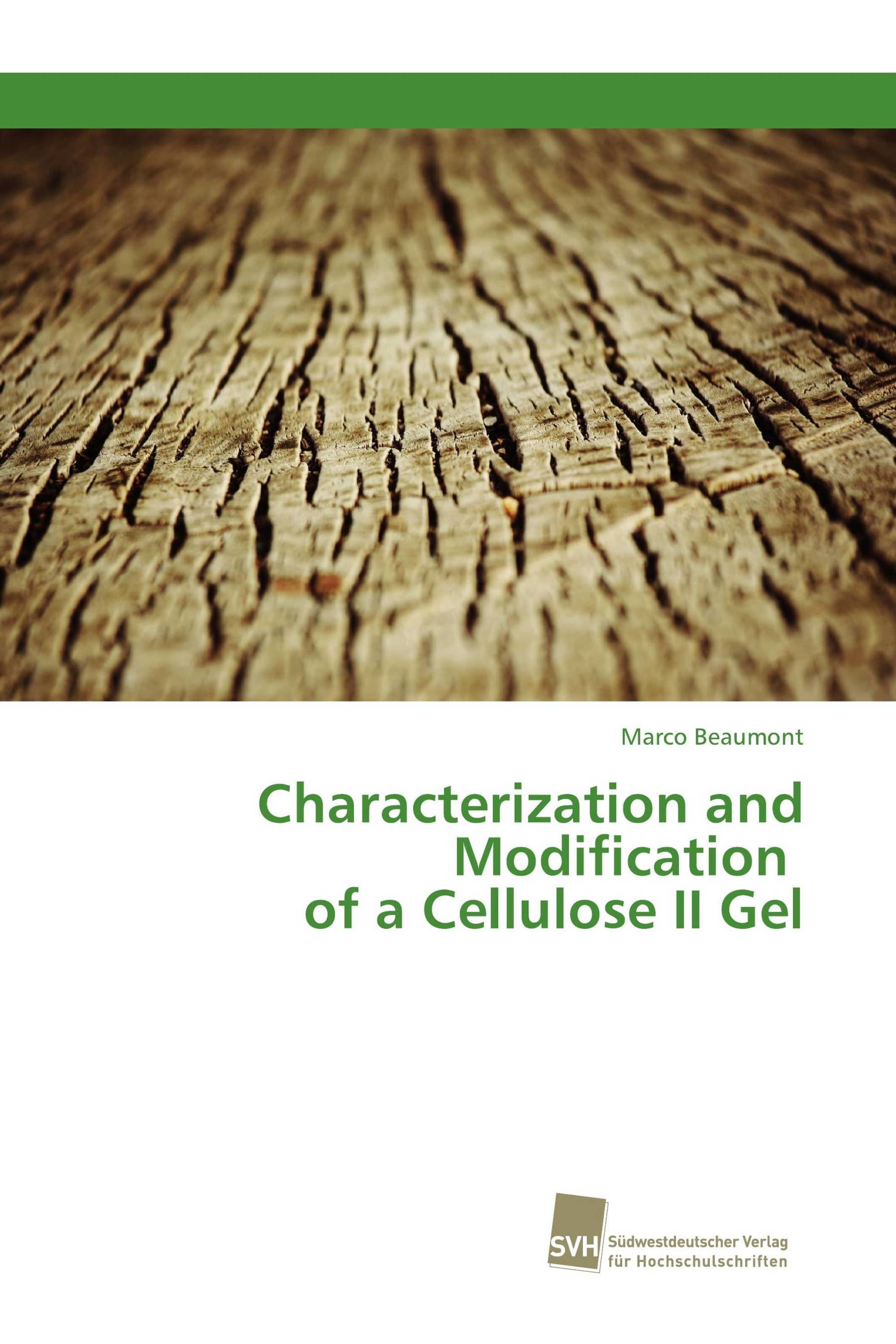 Characterization and Modification of a Cellulose II Gel