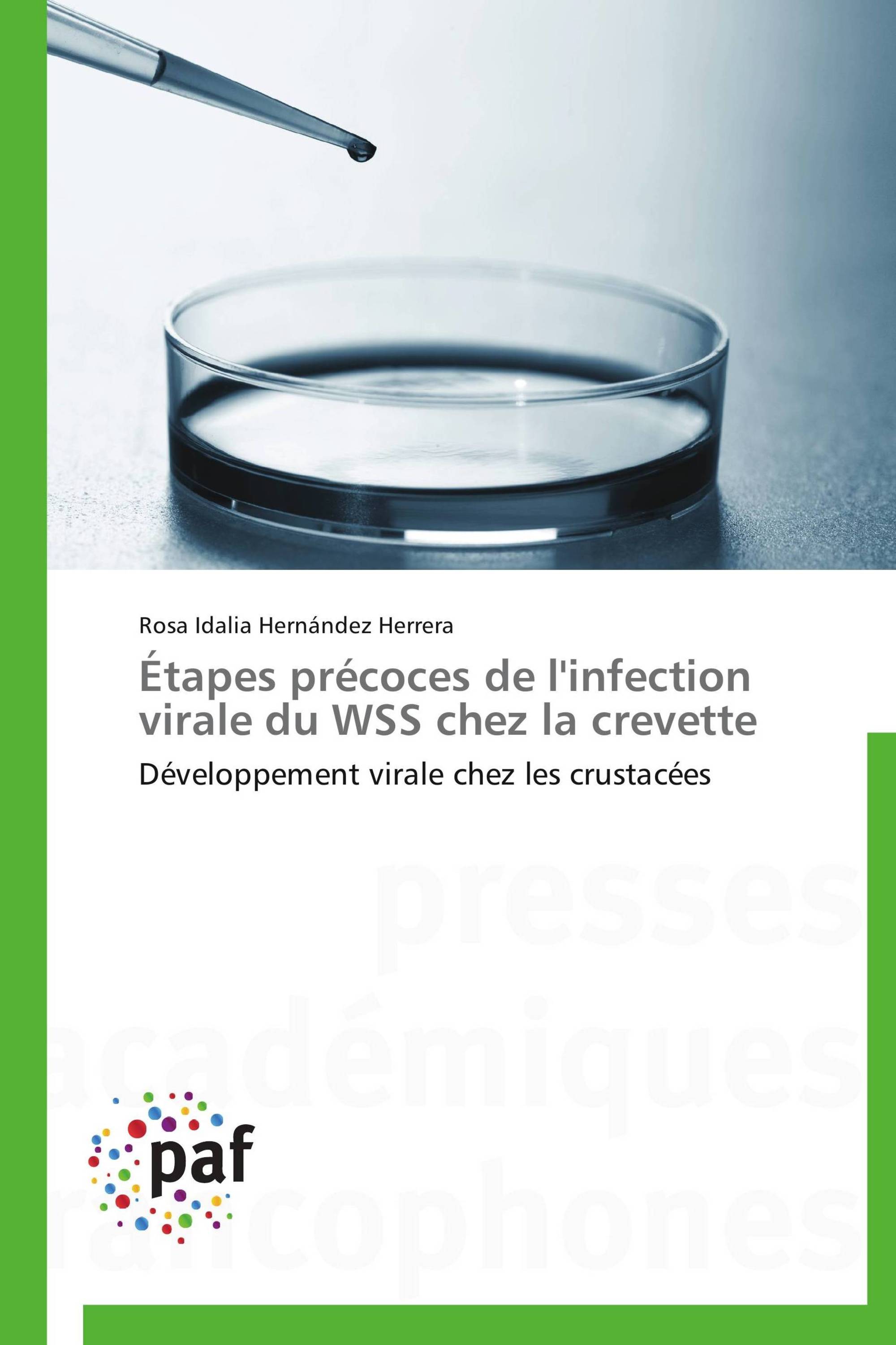 Étapes précoces de l'infection virale du WSS chez la crevette