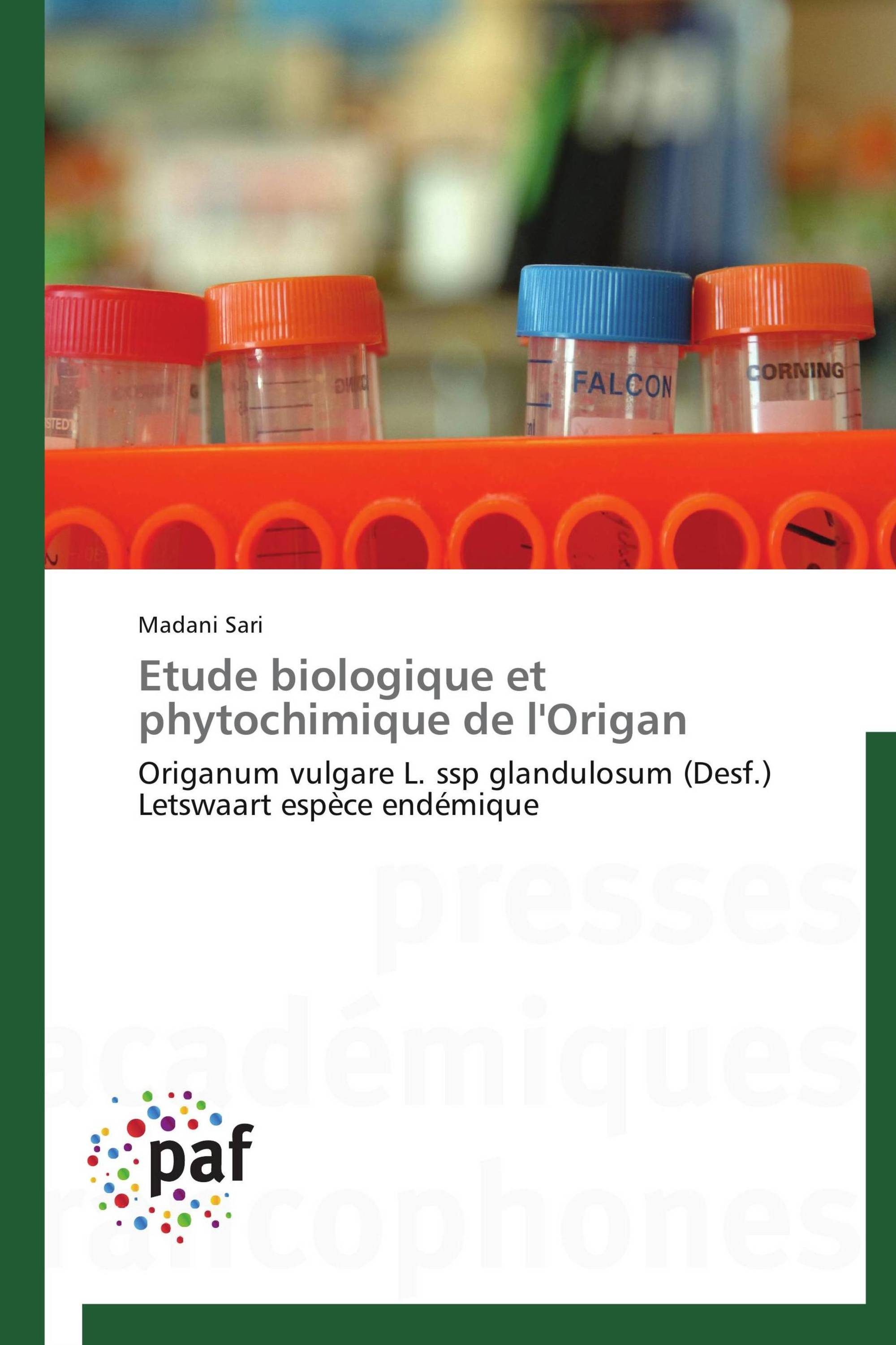 Etude biologique et phytochimique de l'Origan