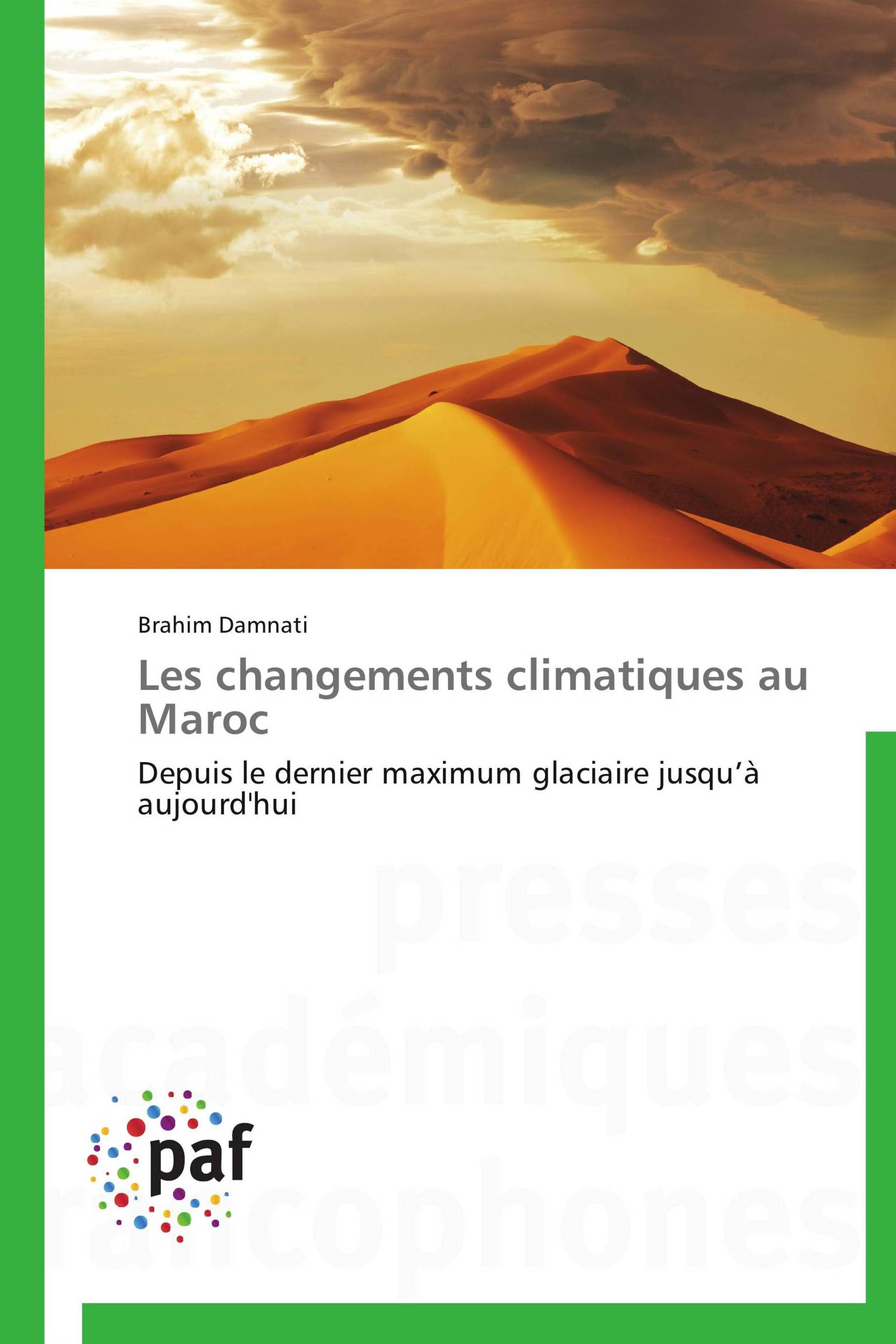 Les changements climatiques au Maroc