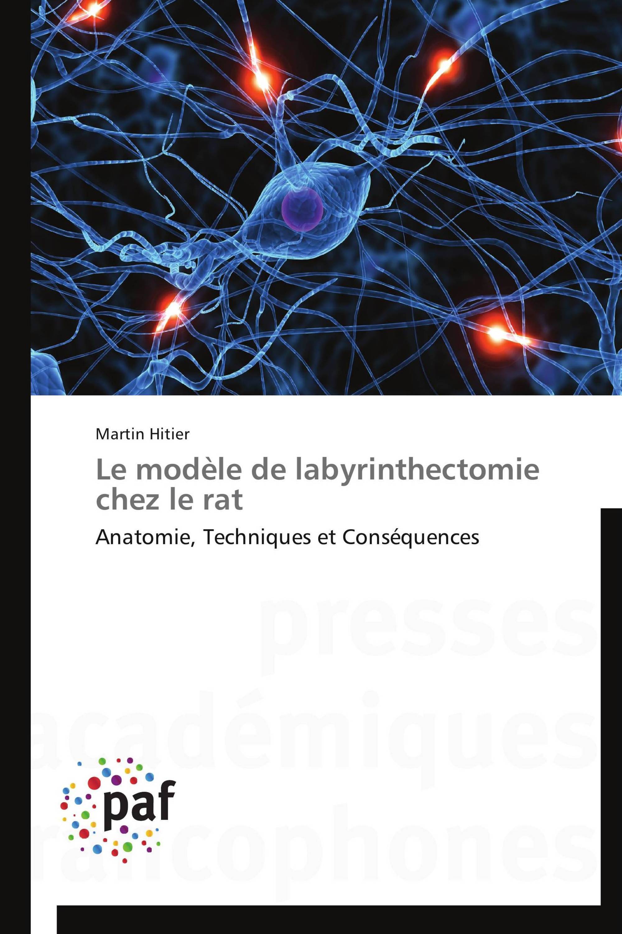 Le modèle de labyrinthectomie chez le rat