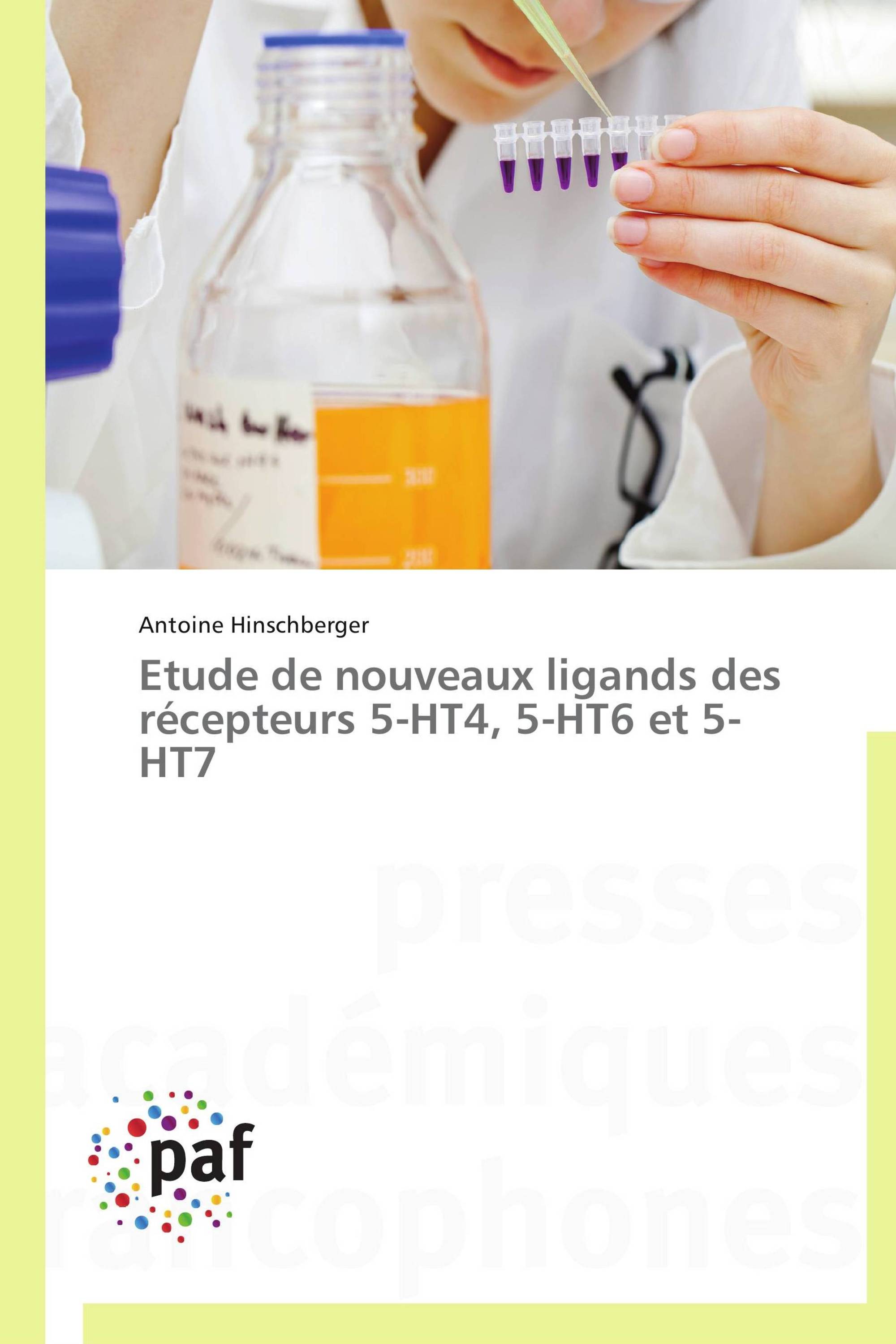 Etude de nouveaux ligands des récepteurs 5-HT4, 5-HT6 et 5-HT7