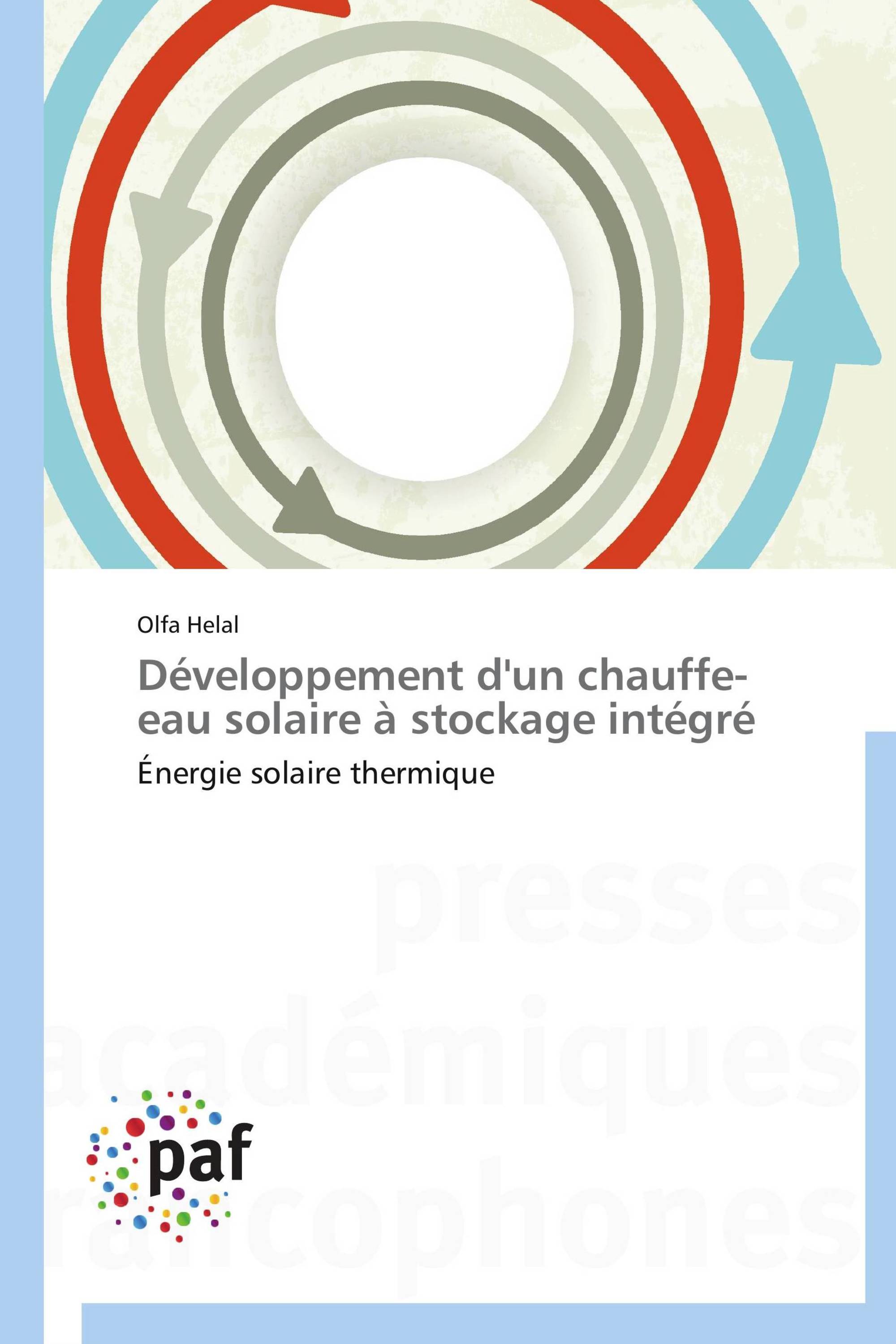 Développement d'un chauffe-eau solaire à stockage intégré