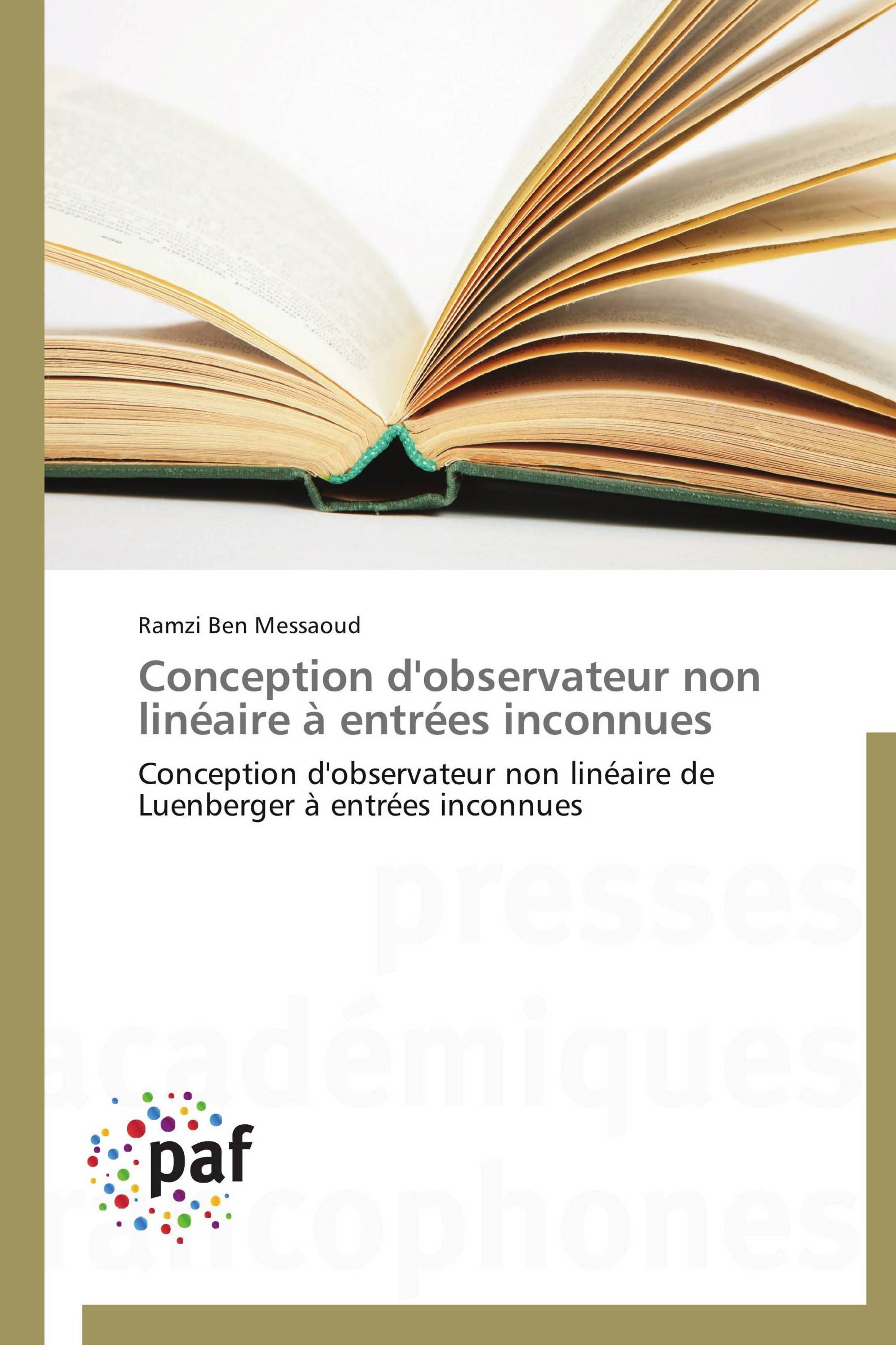 Conception d'observateur non linéaire à entrées inconnues