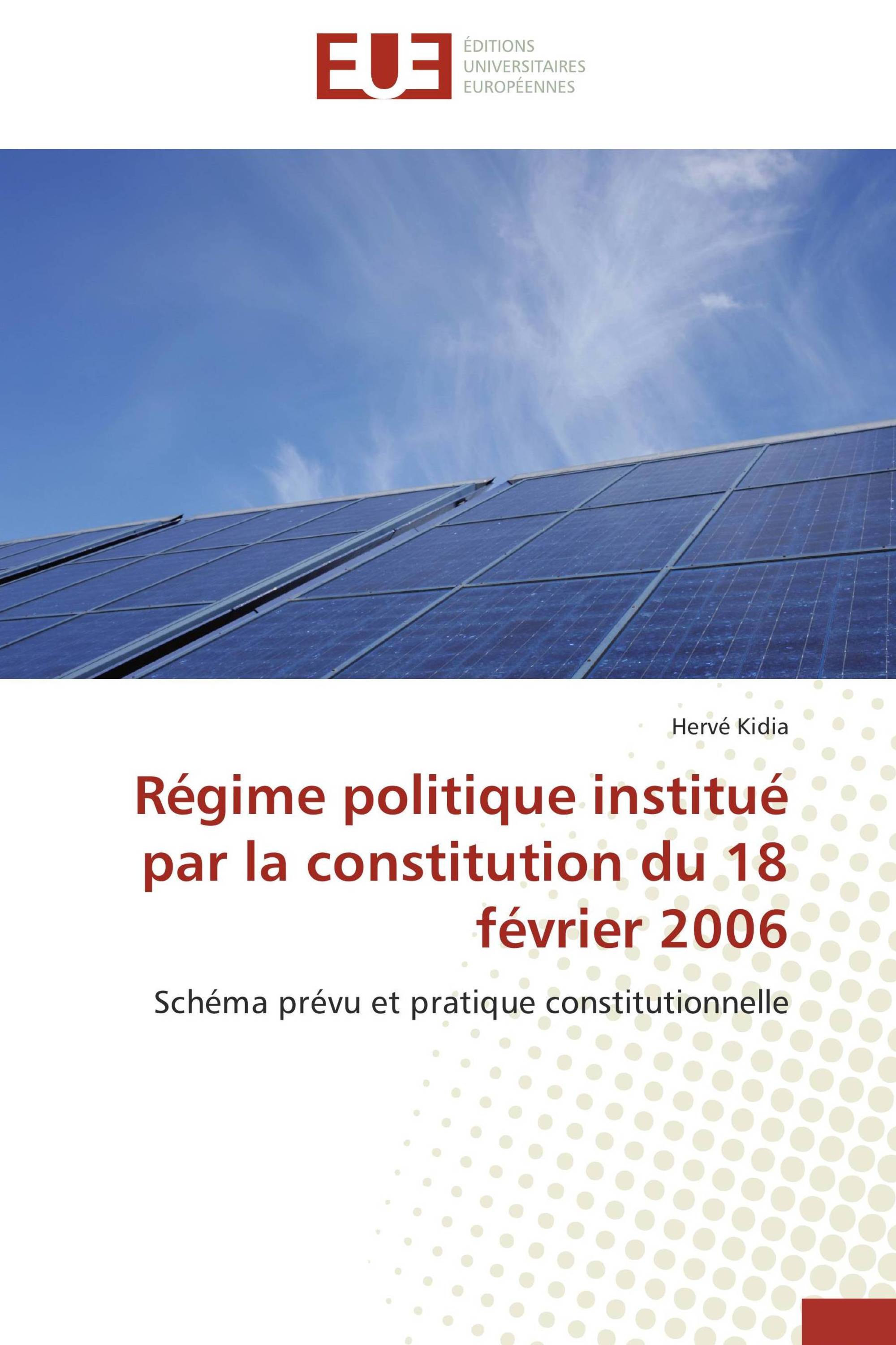 Régime politique institué par la constitution du 18 février 2006