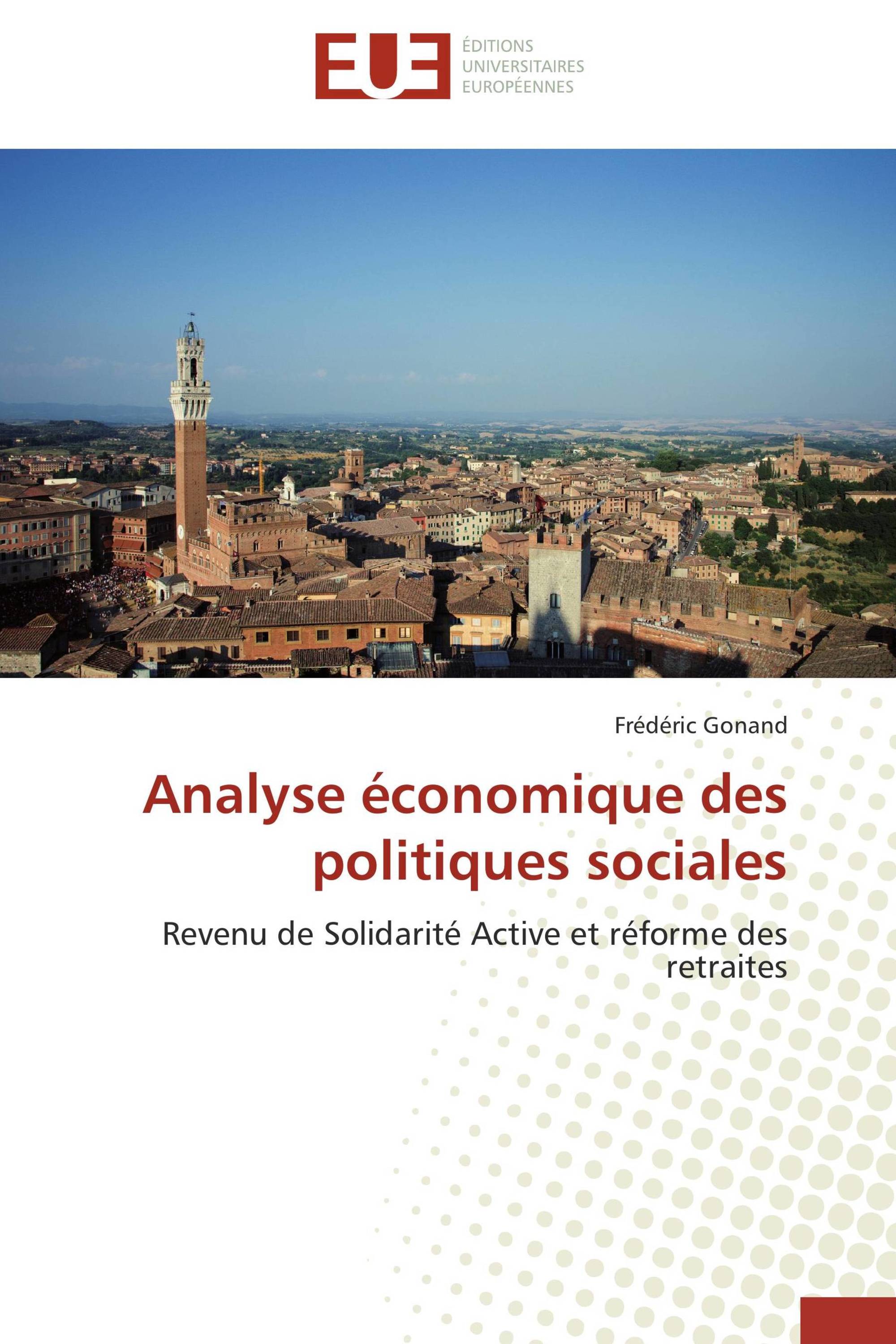 Analyse économique des politiques sociales