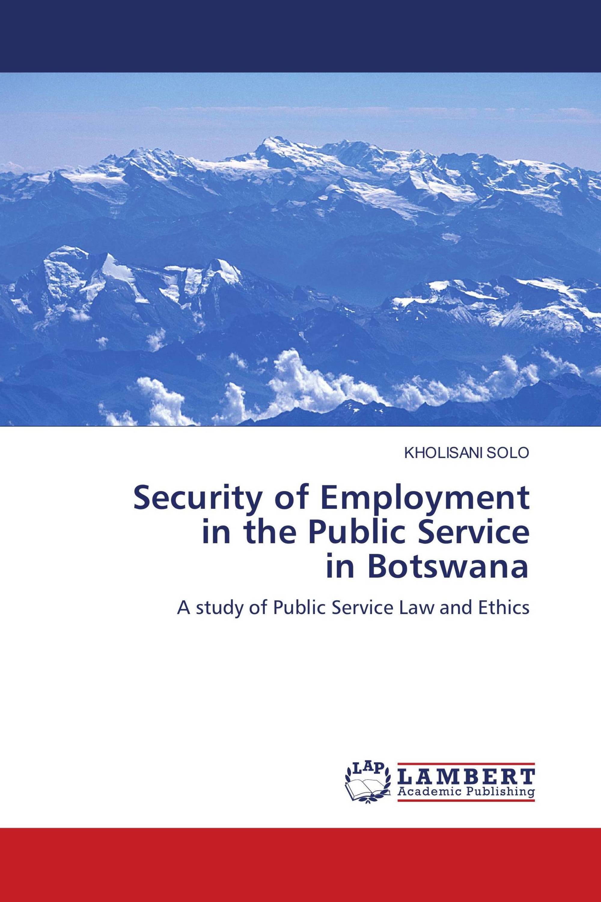 Security of Employment in the Public Service in Botswana