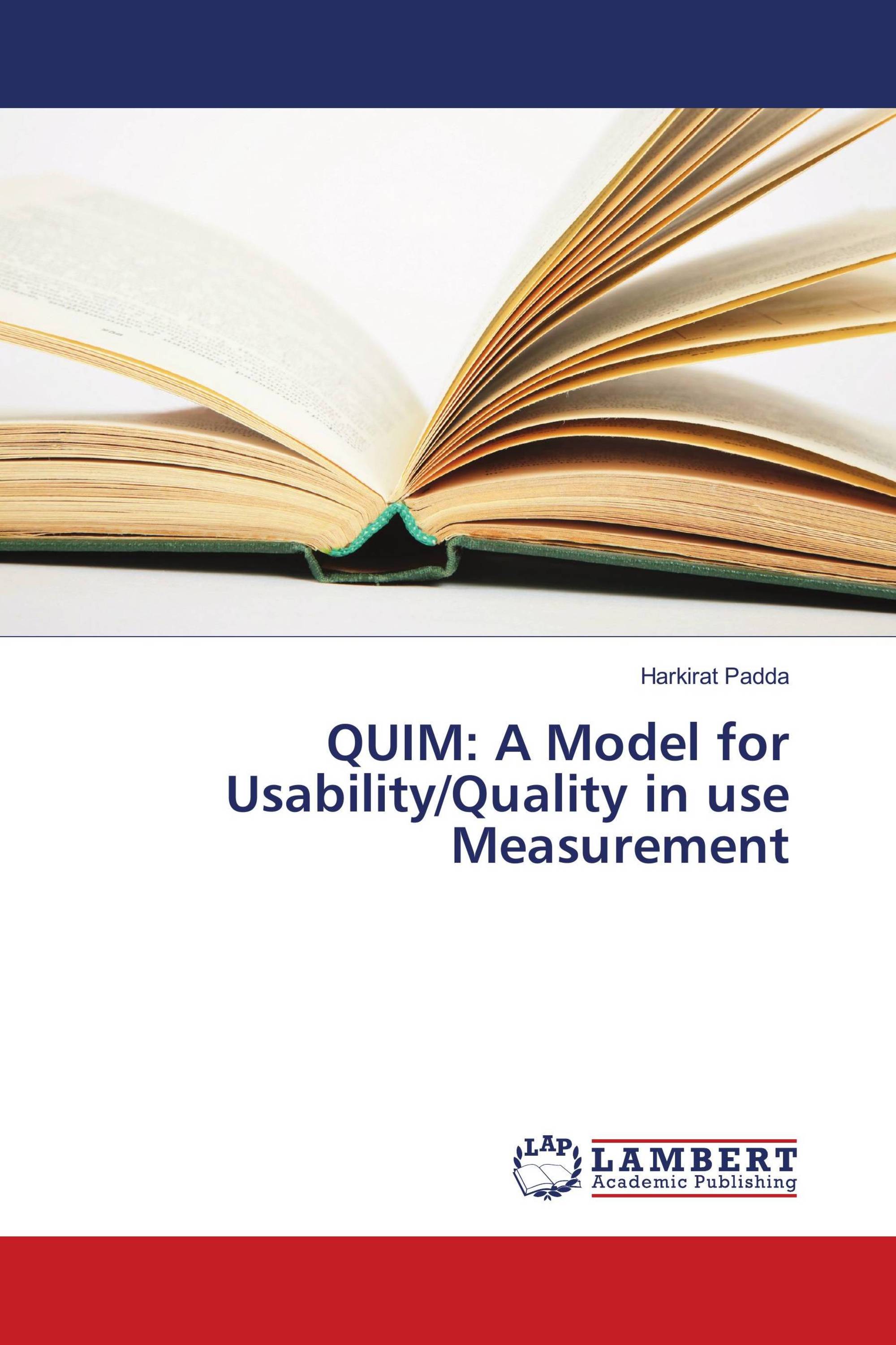 QUIM: A Model for Usability/Quality in use Measurement