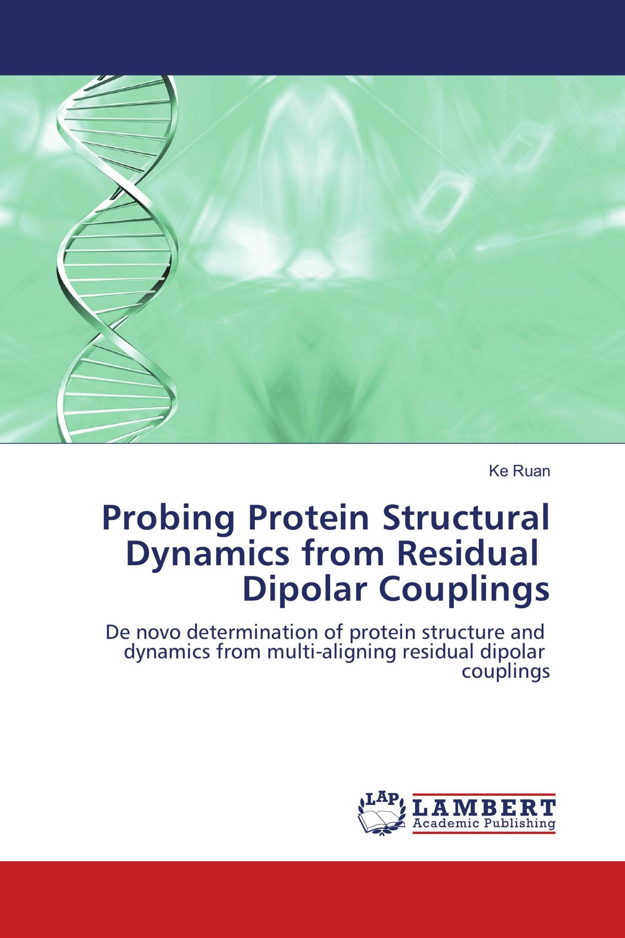 Probing Protein Structural Dynamics from Residual Dipolar Couplings