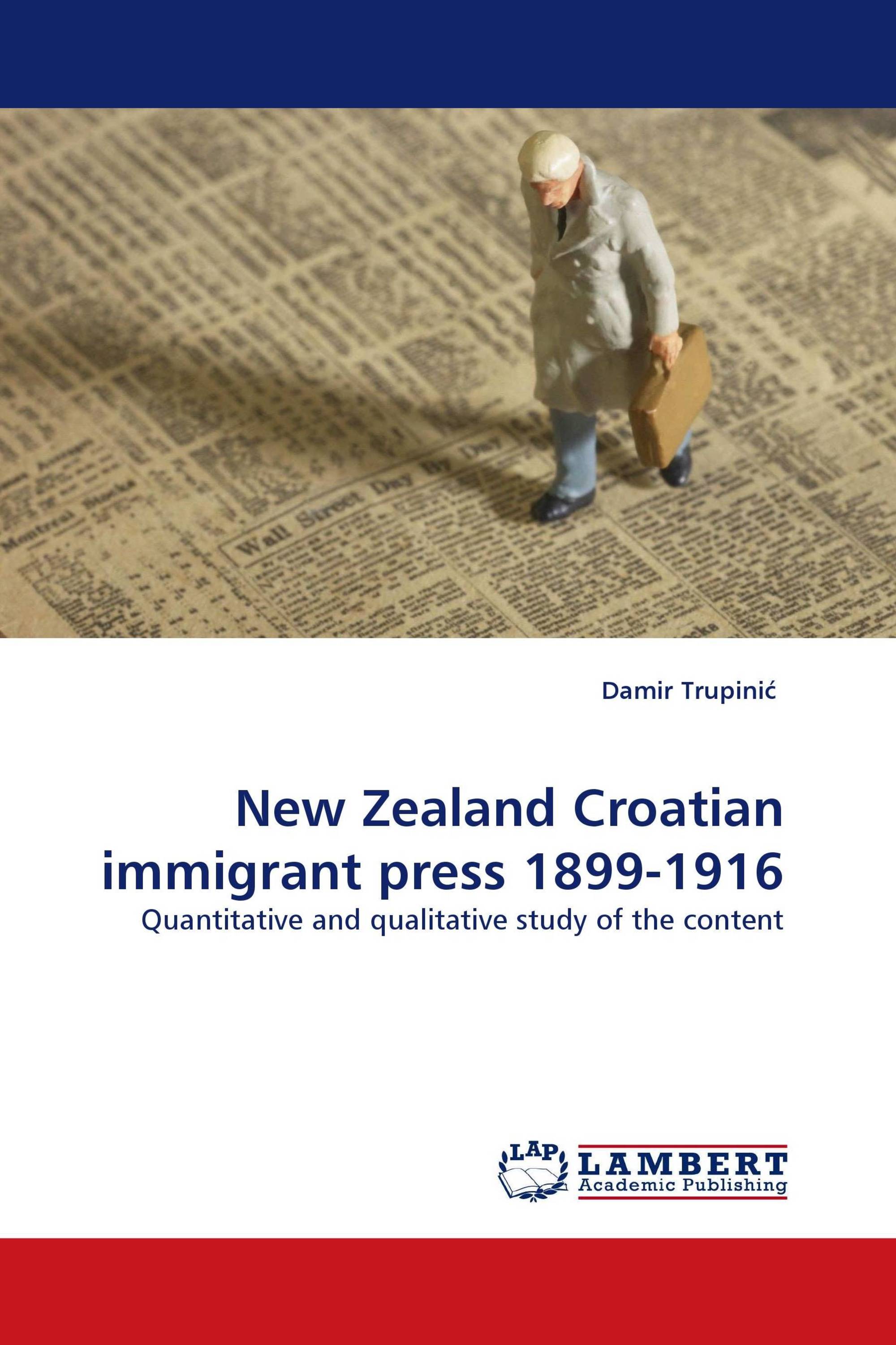 New Zealand Croatian immigrant press 1899-1916