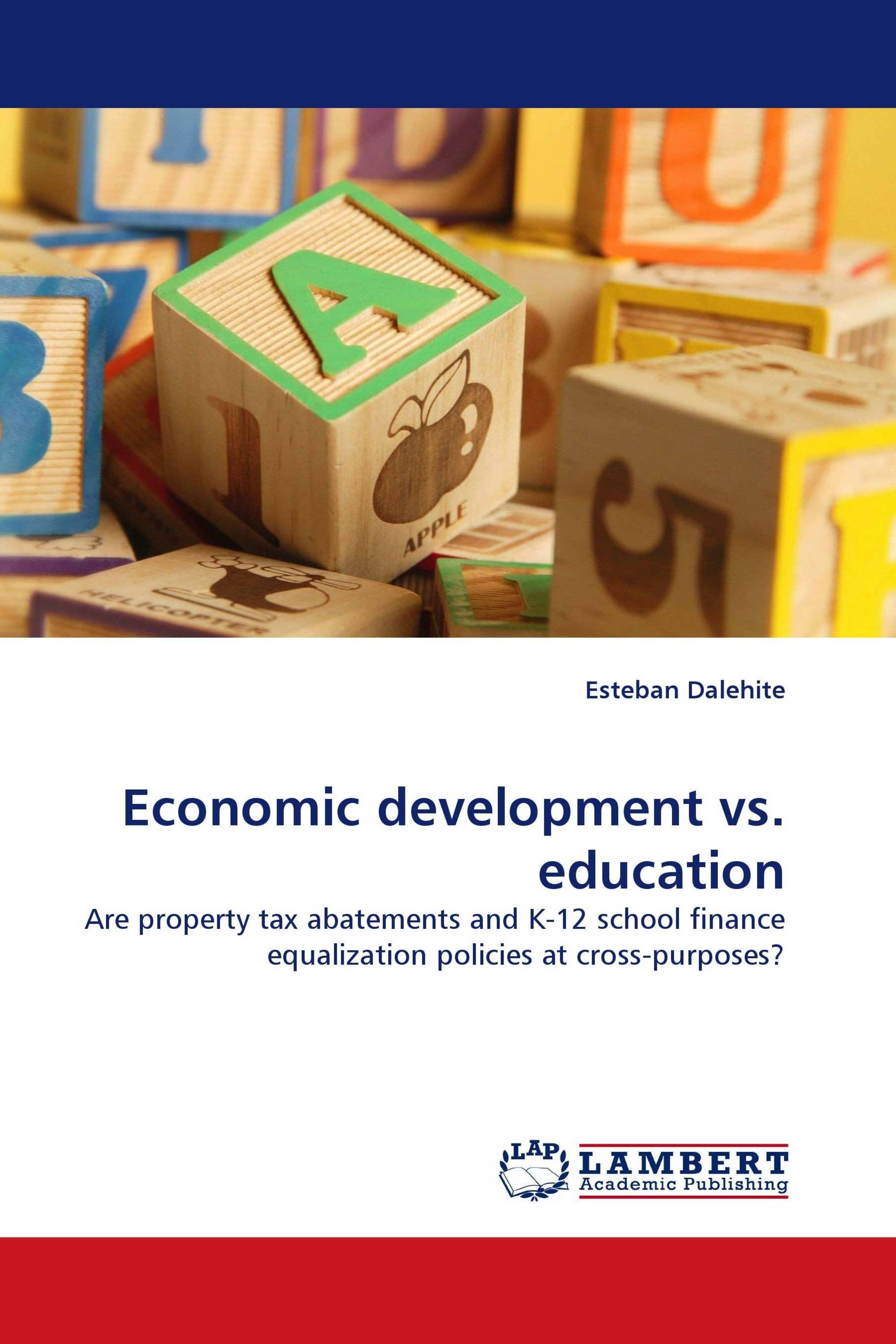 Economic development vs. education