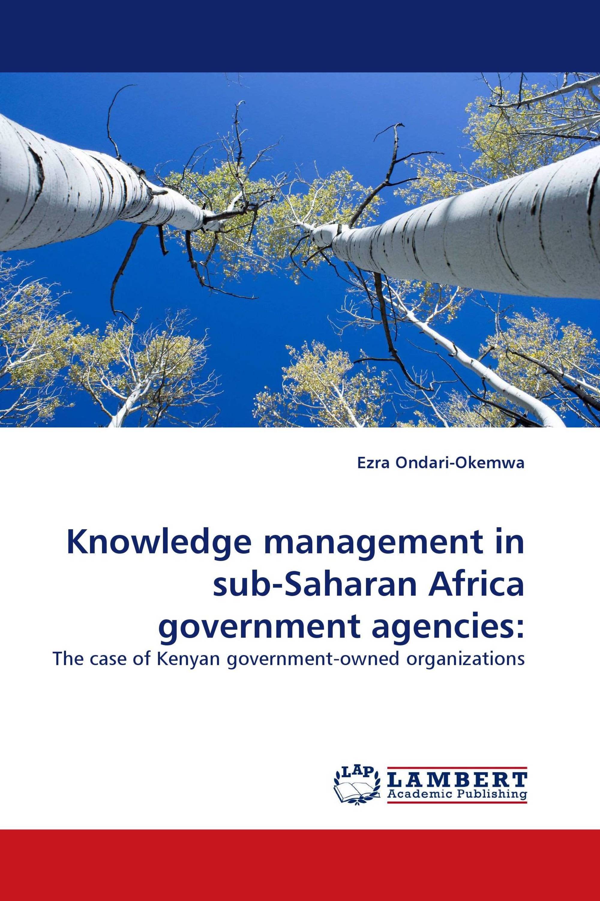 Knowledge management in sub-Saharan Africa government agencies: