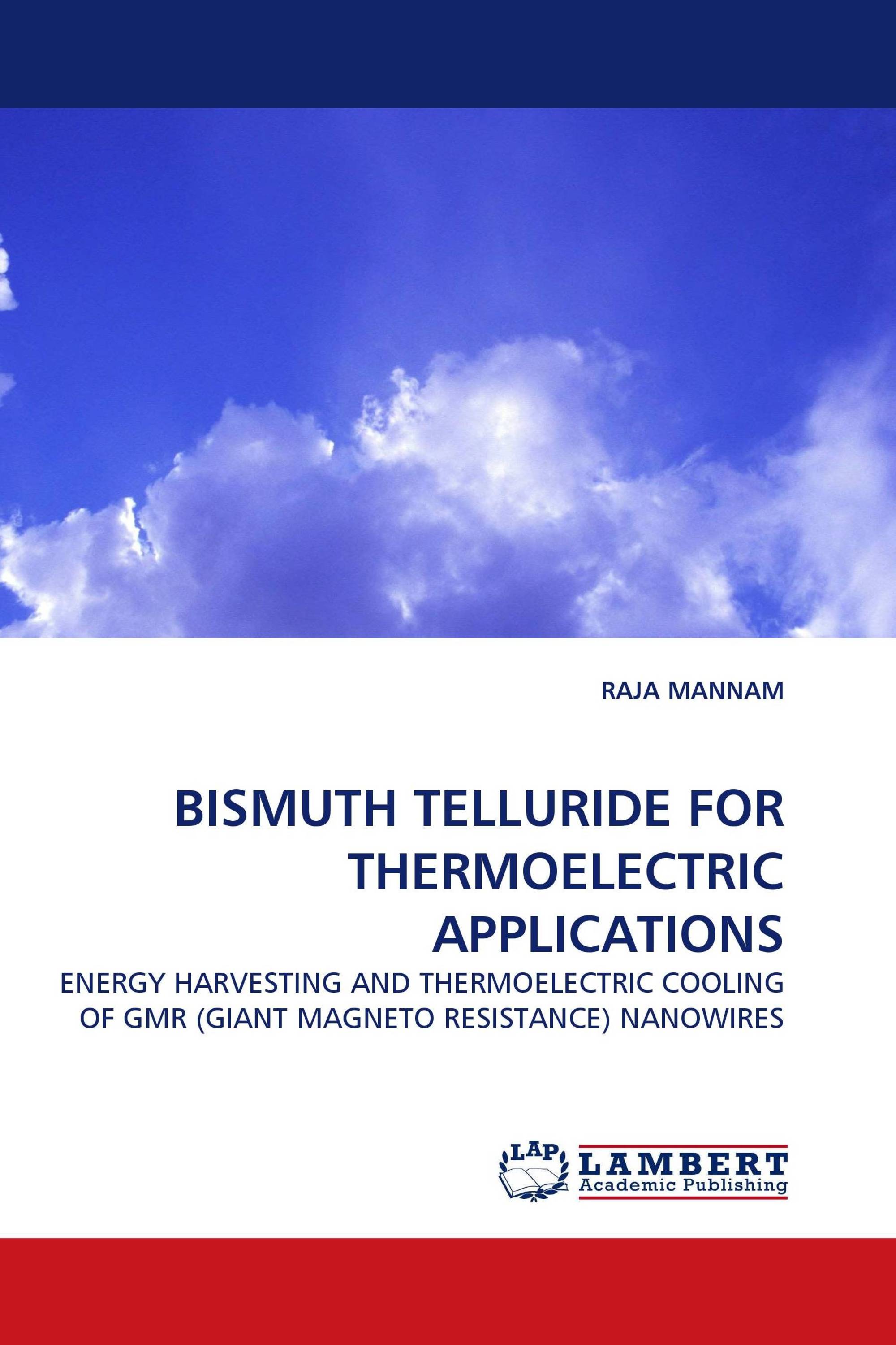 BISMUTH TELLURIDE FOR THERMOELECTRIC APPLICATIONS