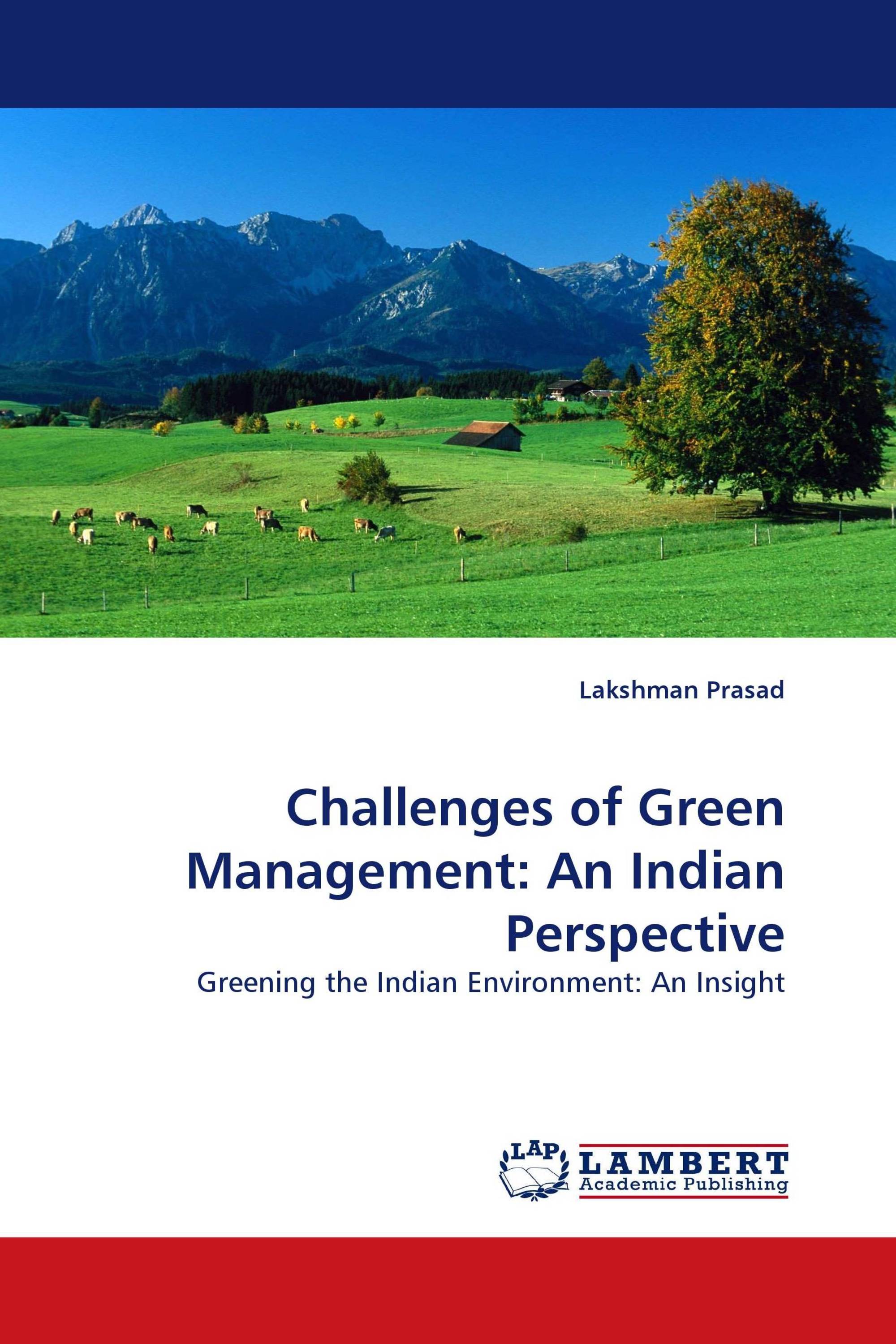 Challenges of Green Management: An Indian Perspective