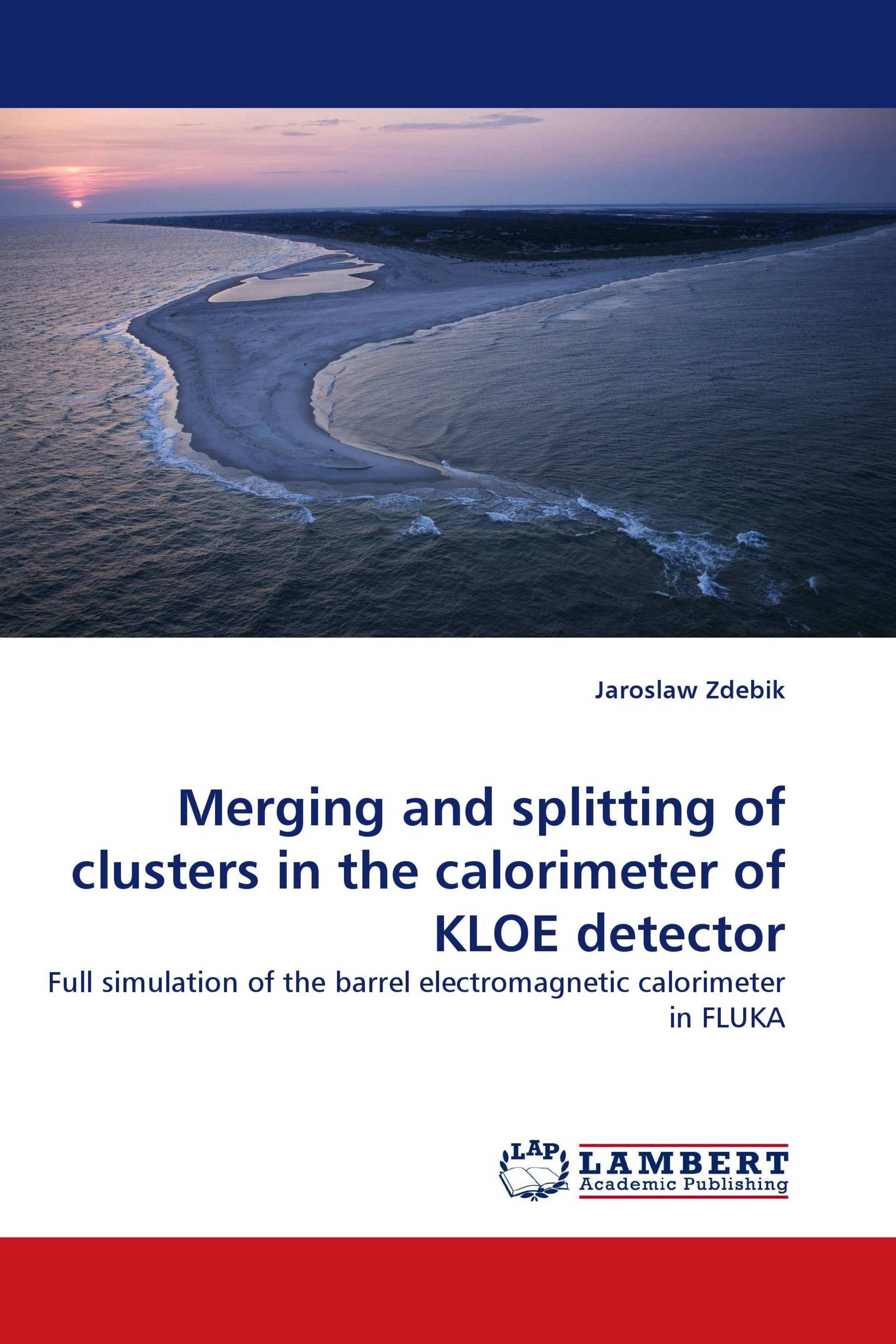 Merging and splitting of clusters in the calorimeter of KLOE detector