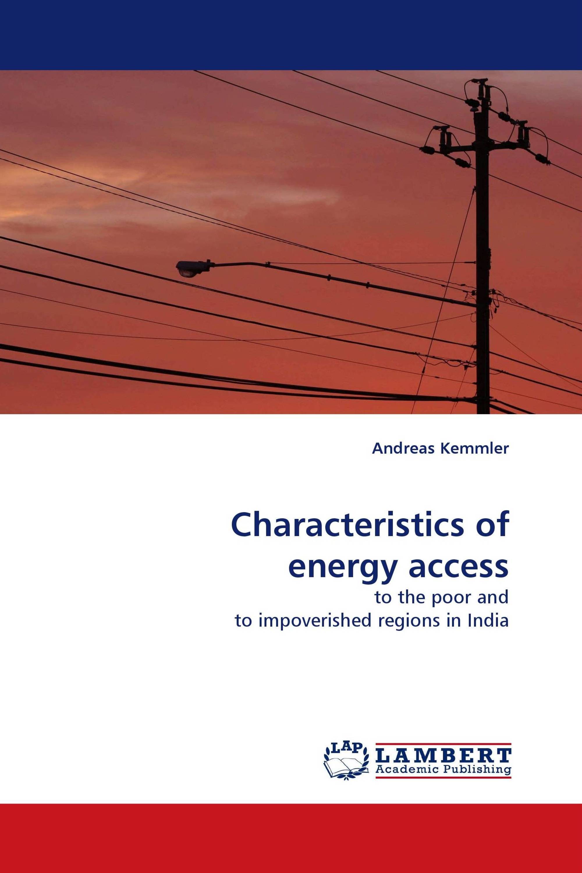 Characteristics of energy access